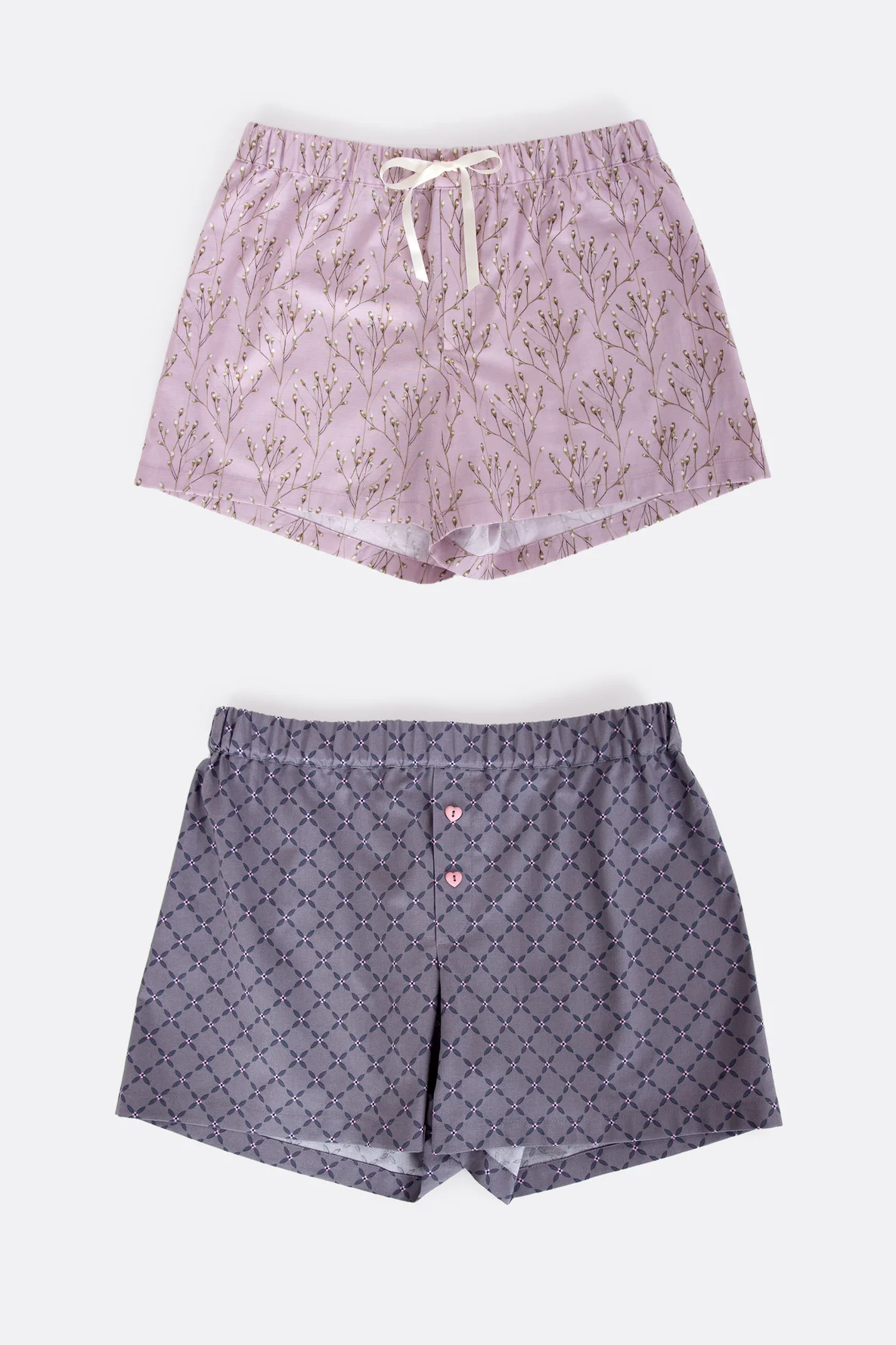 Schnittmuster Schlafshorts Damen Pyjama Webware selber nähen