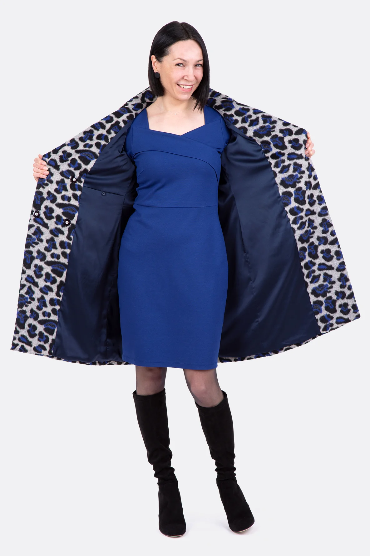 Schnittmuster Damenmantel Futter Add On DIY-Nähanleitung