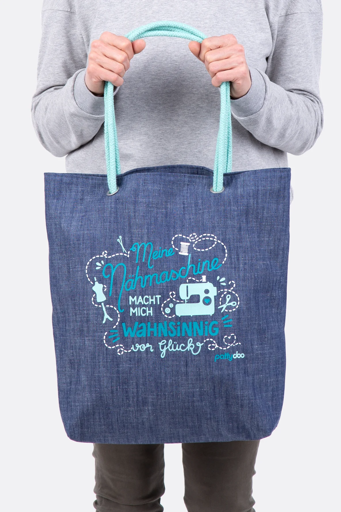 Schnittmuster Shopper Nähspruch Plott DIY