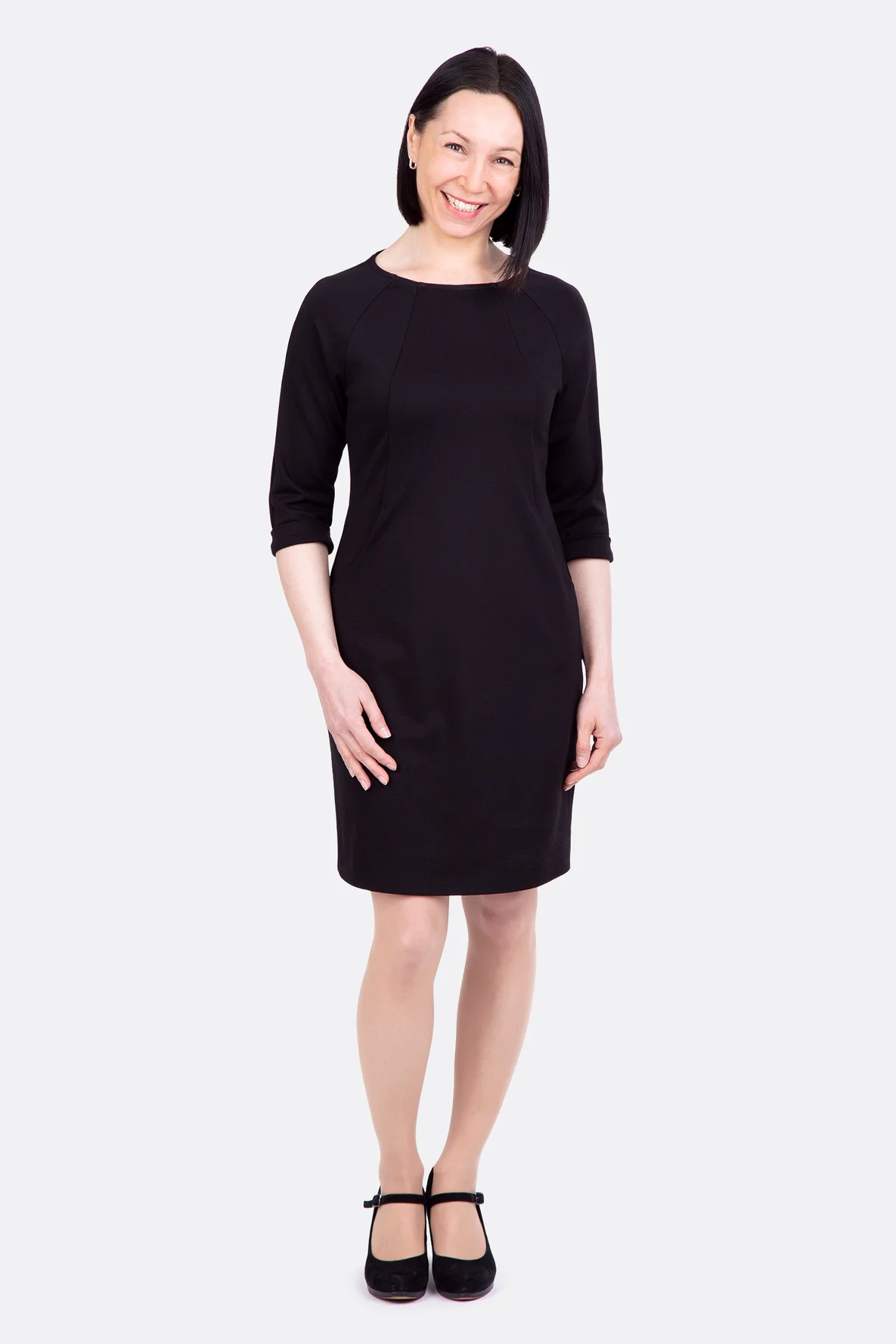 Schnittmuster Etuikleid elegant Romanit Jersey nähen