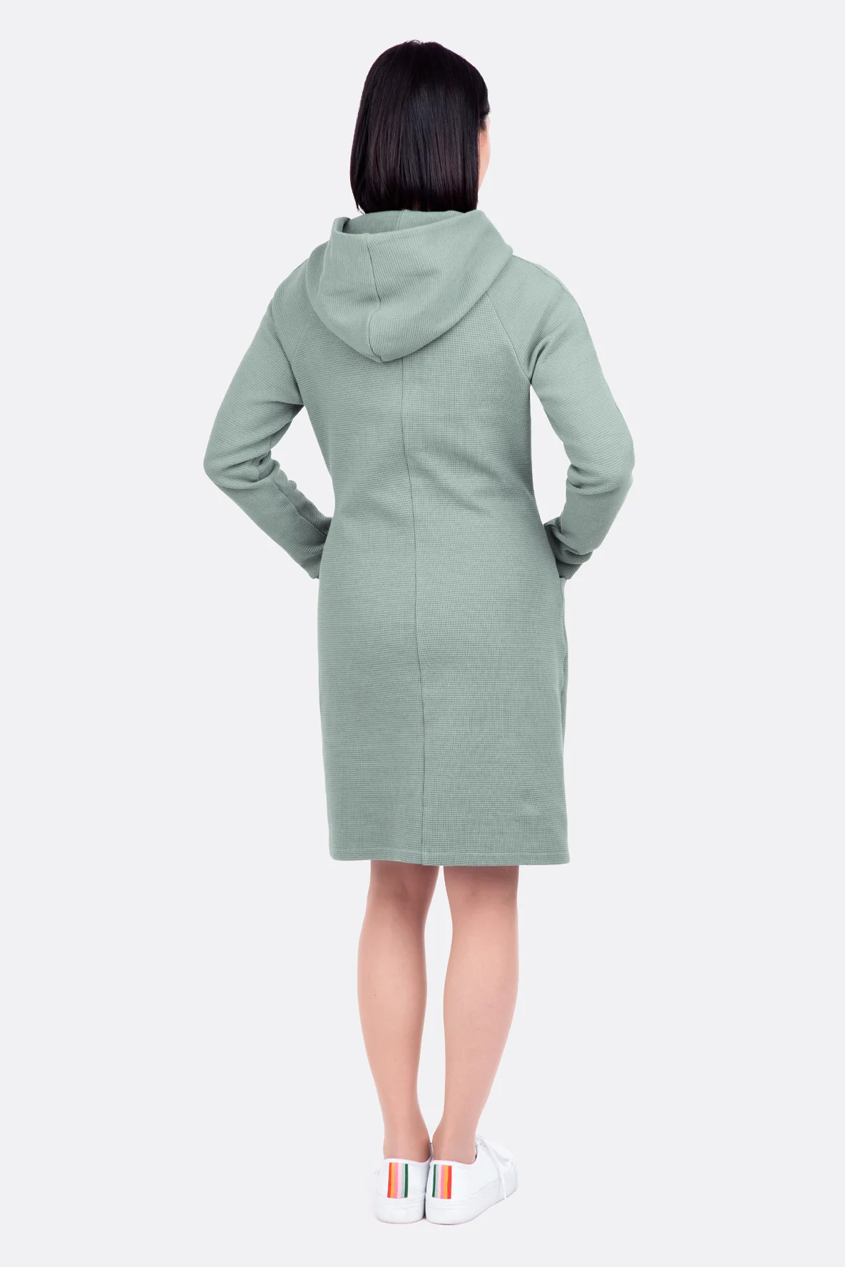 Schnittmuster Kapuzenkleid Raglanärmel selber nähen