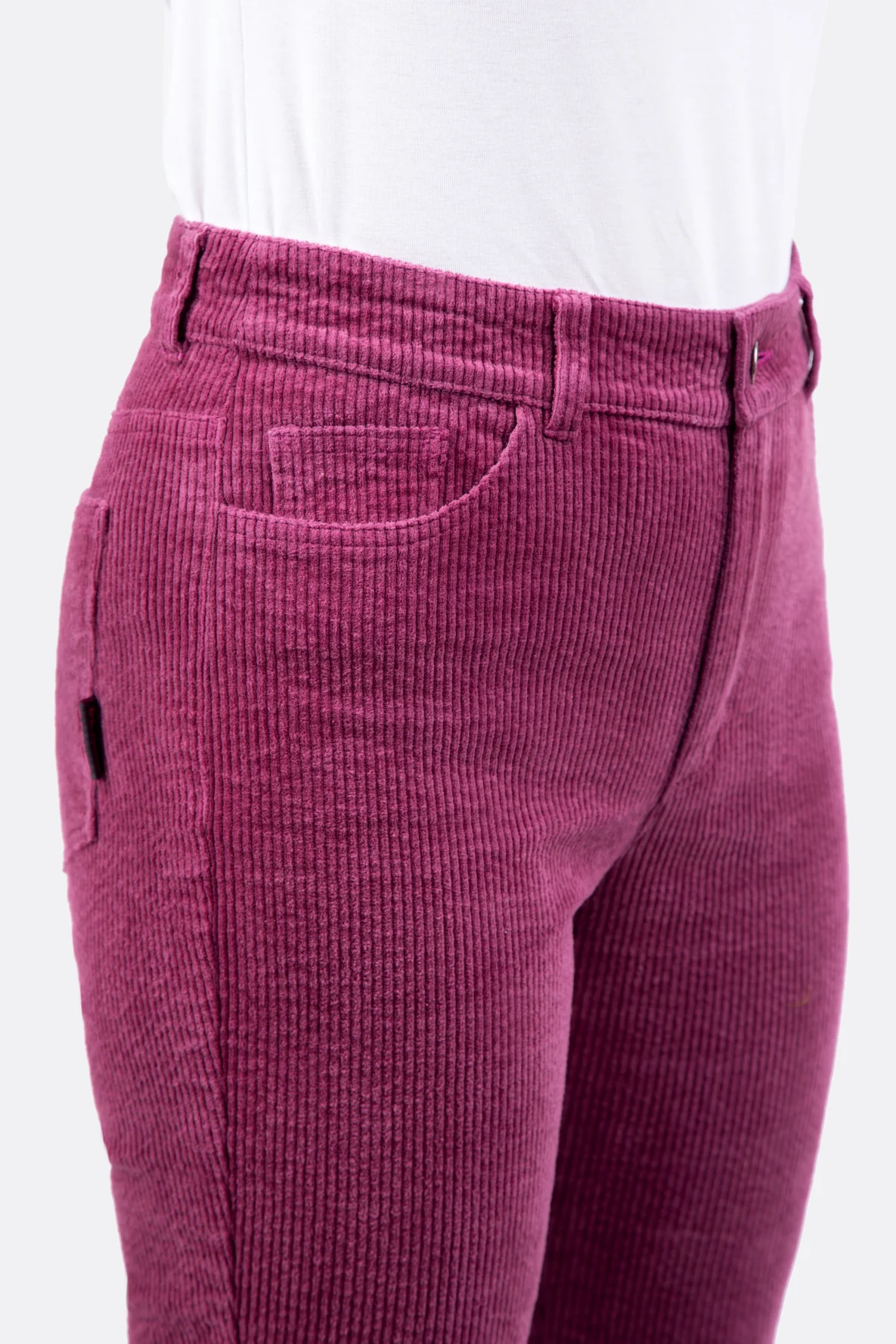 Nähanleitung Cordhose Bund Taschen Münzfach DIY