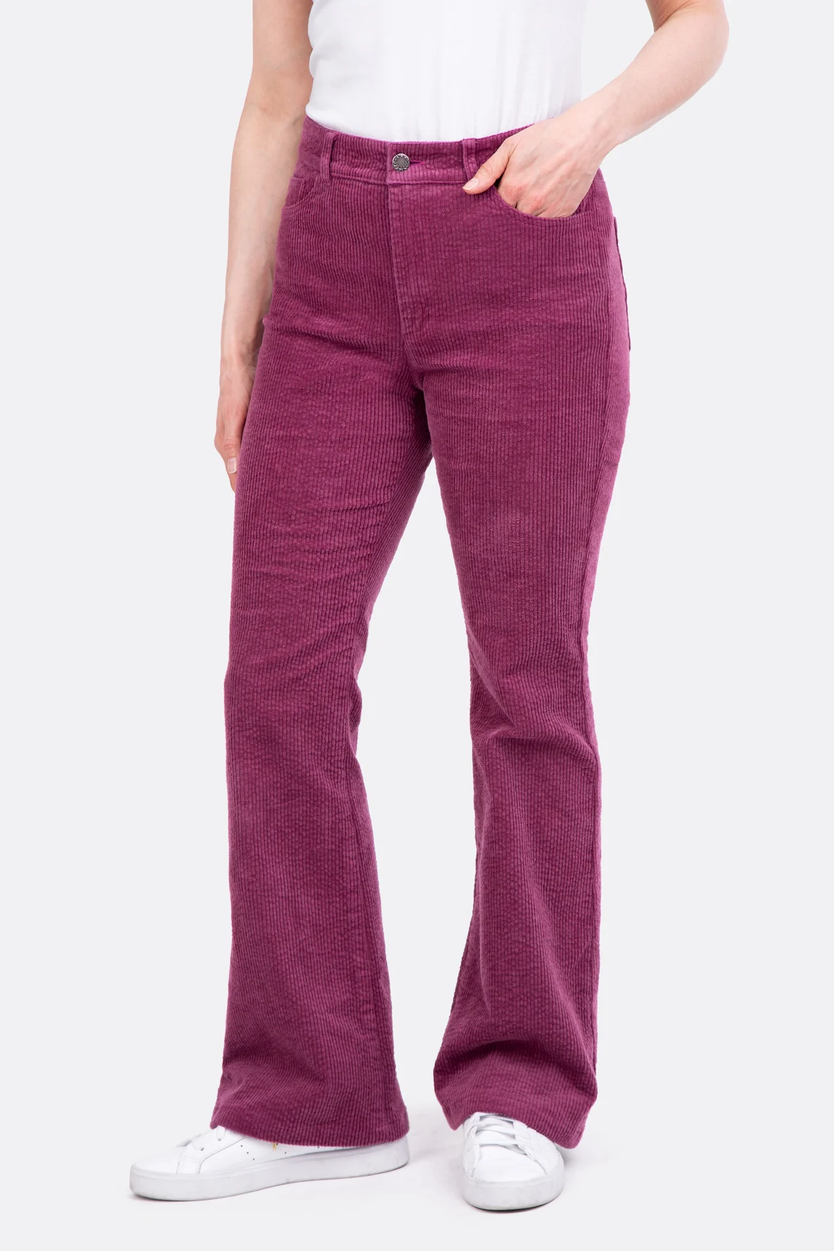 Schnittmuster Damen Cord Schlaghose selber nähen