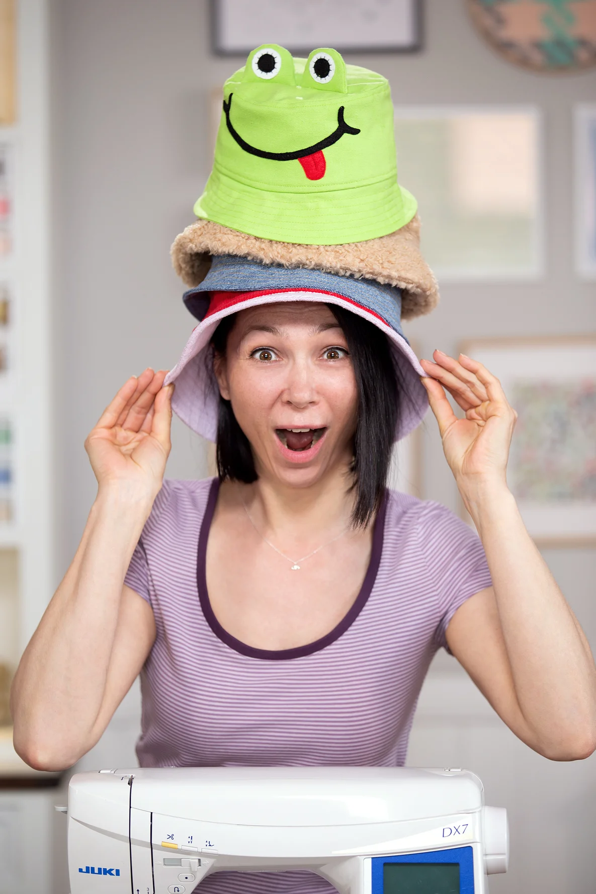 Gratis-Schnittmuster für Kinderhut zum Selbernähen