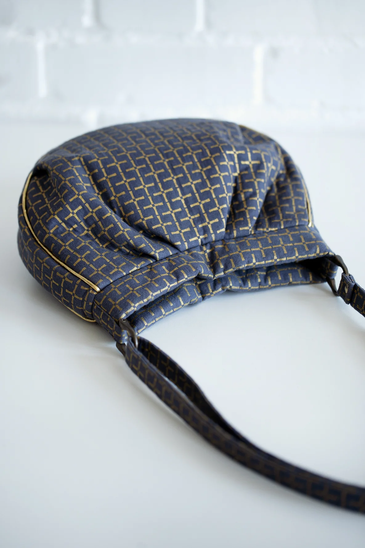 Schnittmuster June pattydoo Schultertasche Falten nähen