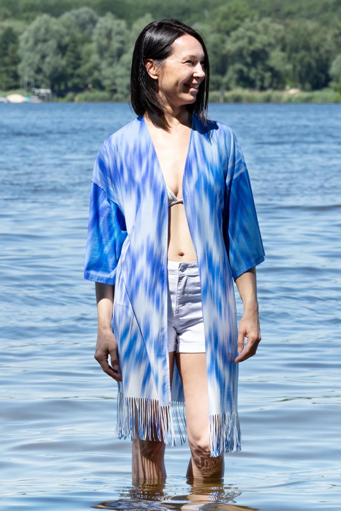 Schnittmuster Kylie Sommerjacke Strandjacke Bademode selber nähen