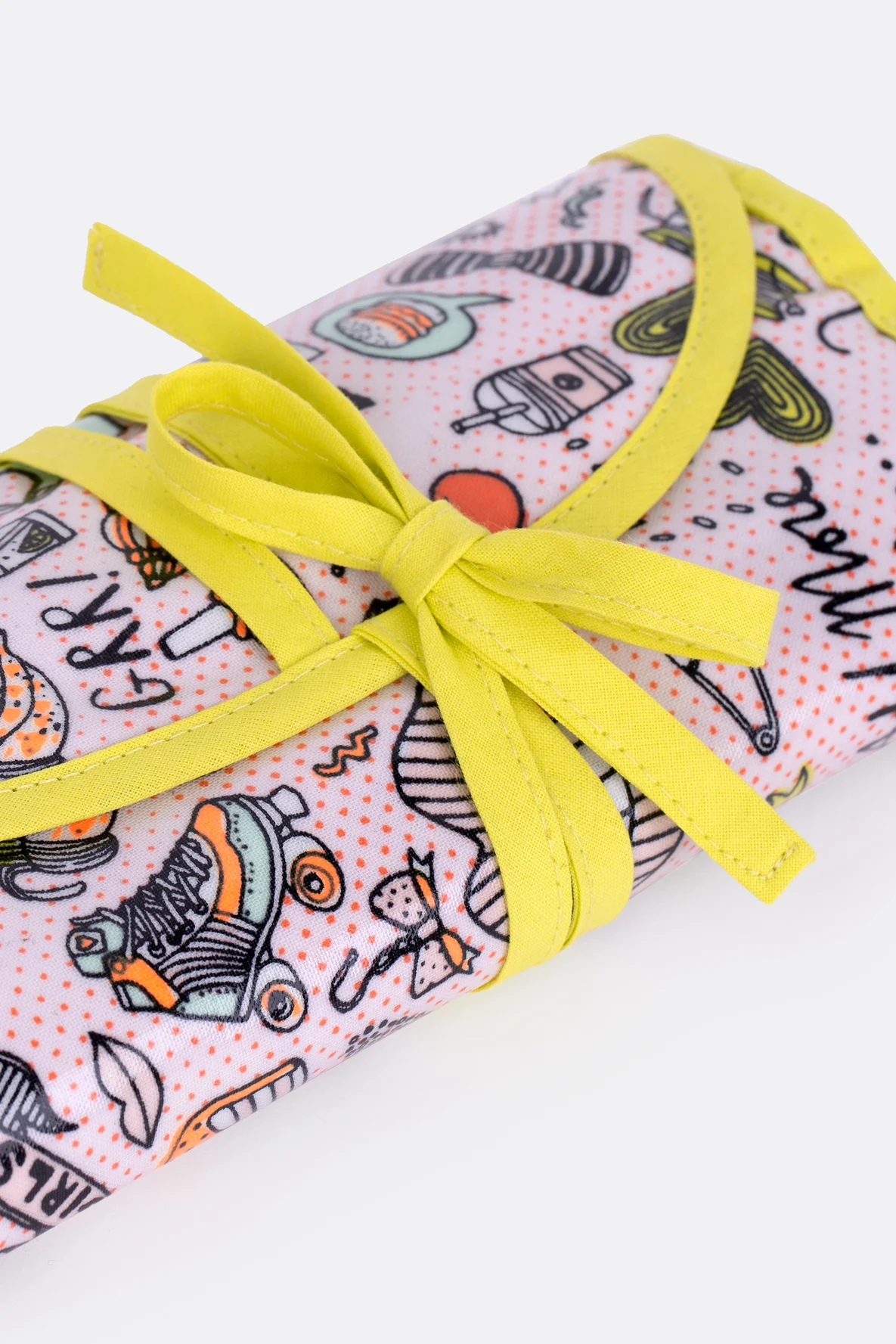 Nähanleitung Rollmäppchen Stiftetasche Freebie DIY