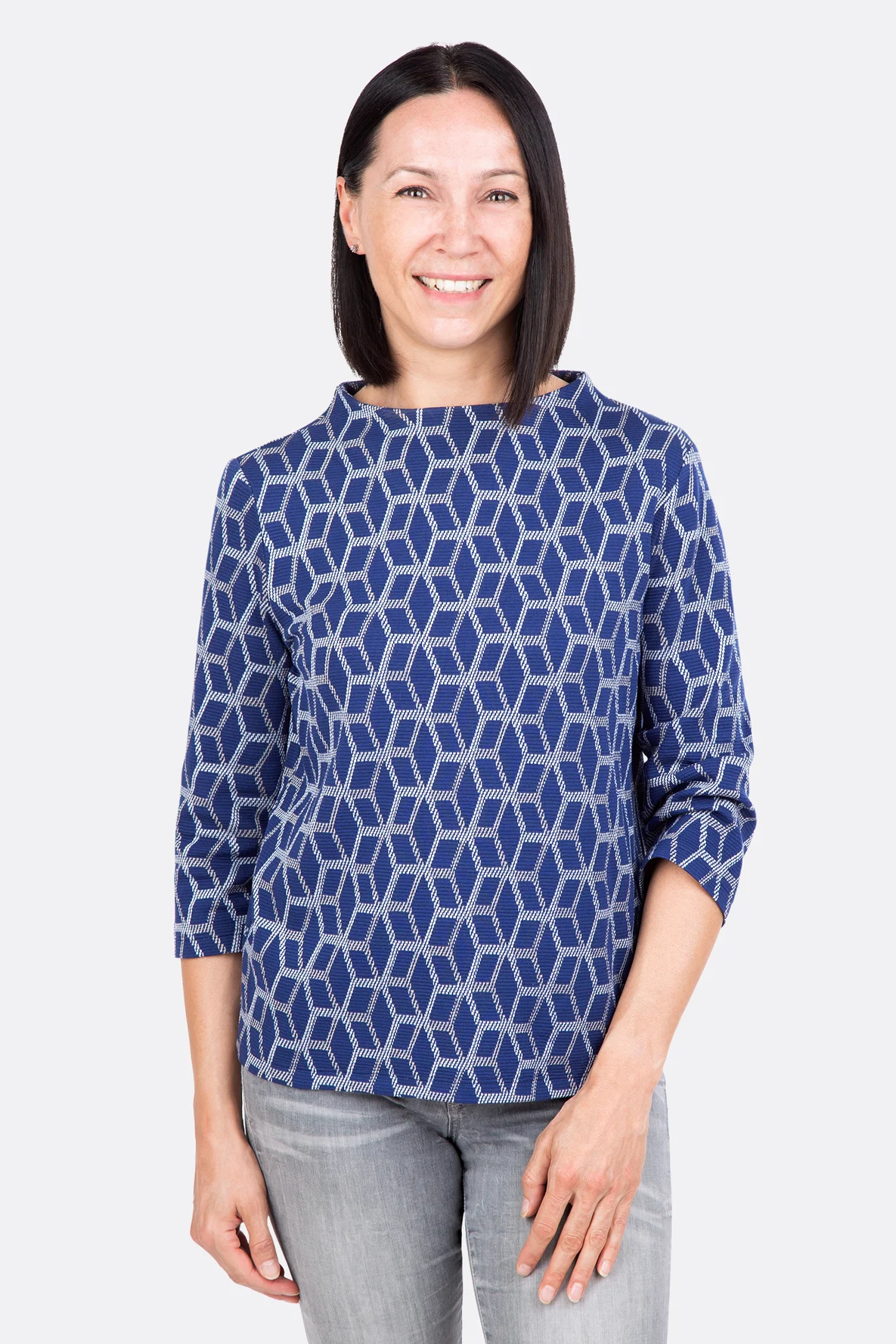 Schnittmuster Damenshirt Stella pattydoo Turtleneck Stehkragen DIY