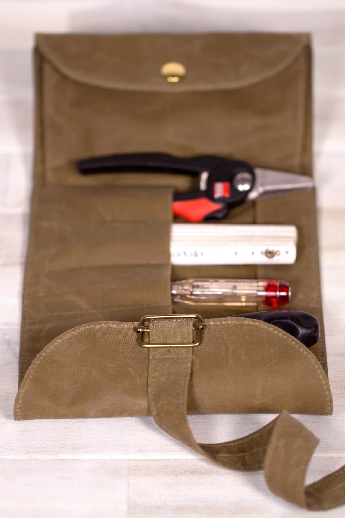 Schnittmuster Freebie Werkzeugtasche Männergeschenk DIY