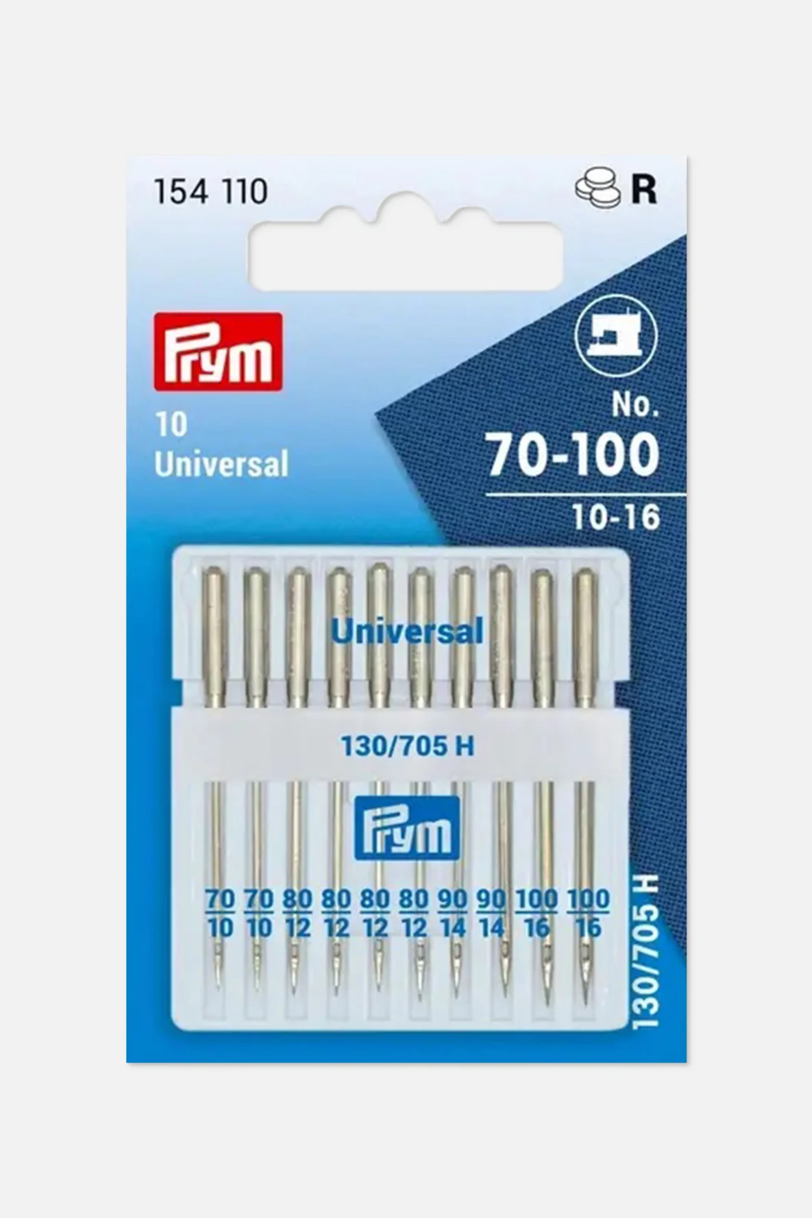 Aghi Universali Per Macchina Da Cucire Prym – Taglia 80/12, Acciaio Di Qualità, Per Tessuti Elastici E Non, 1 Unità