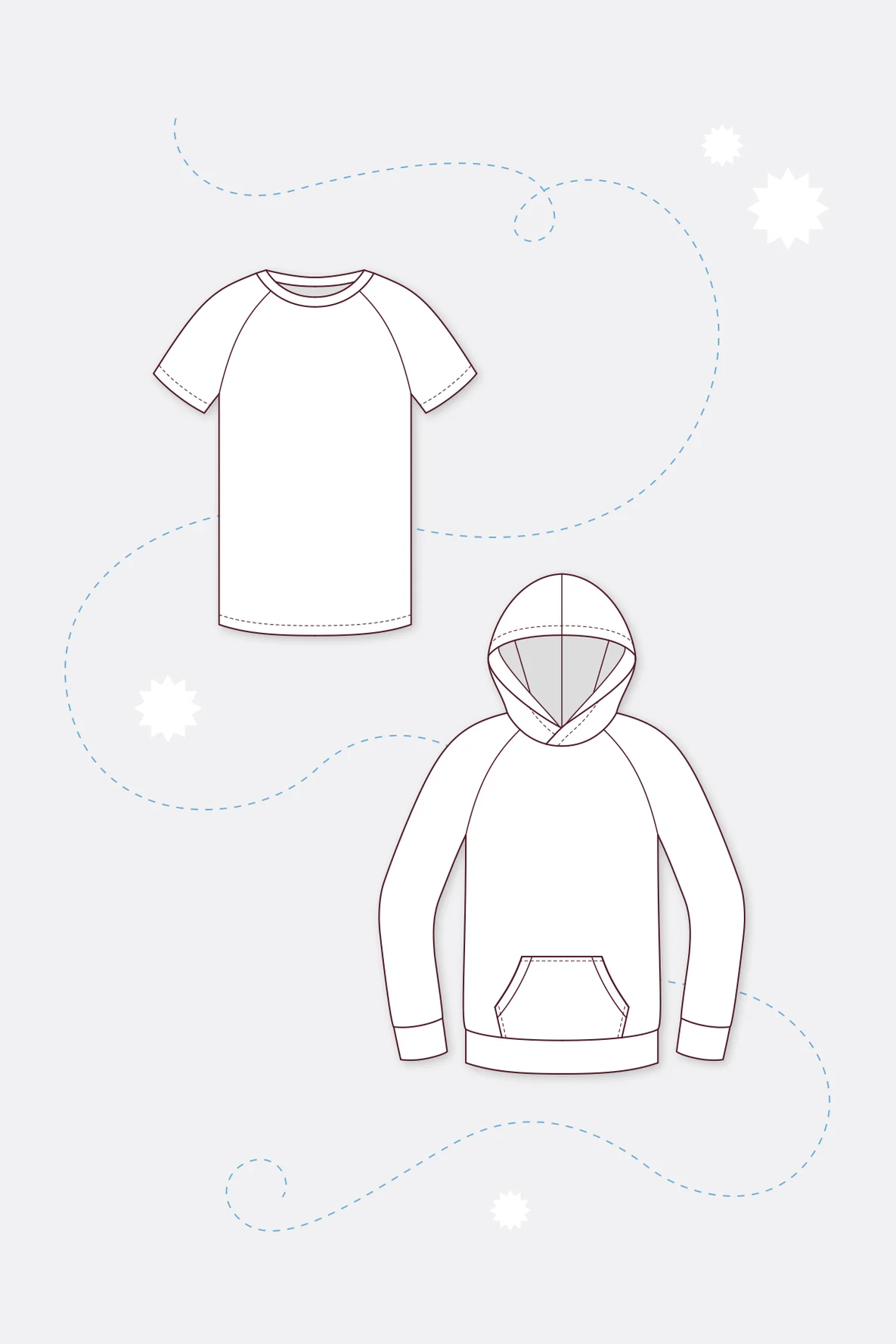 Schnittmuster Leo Kinder Raglanshirt selber nähen