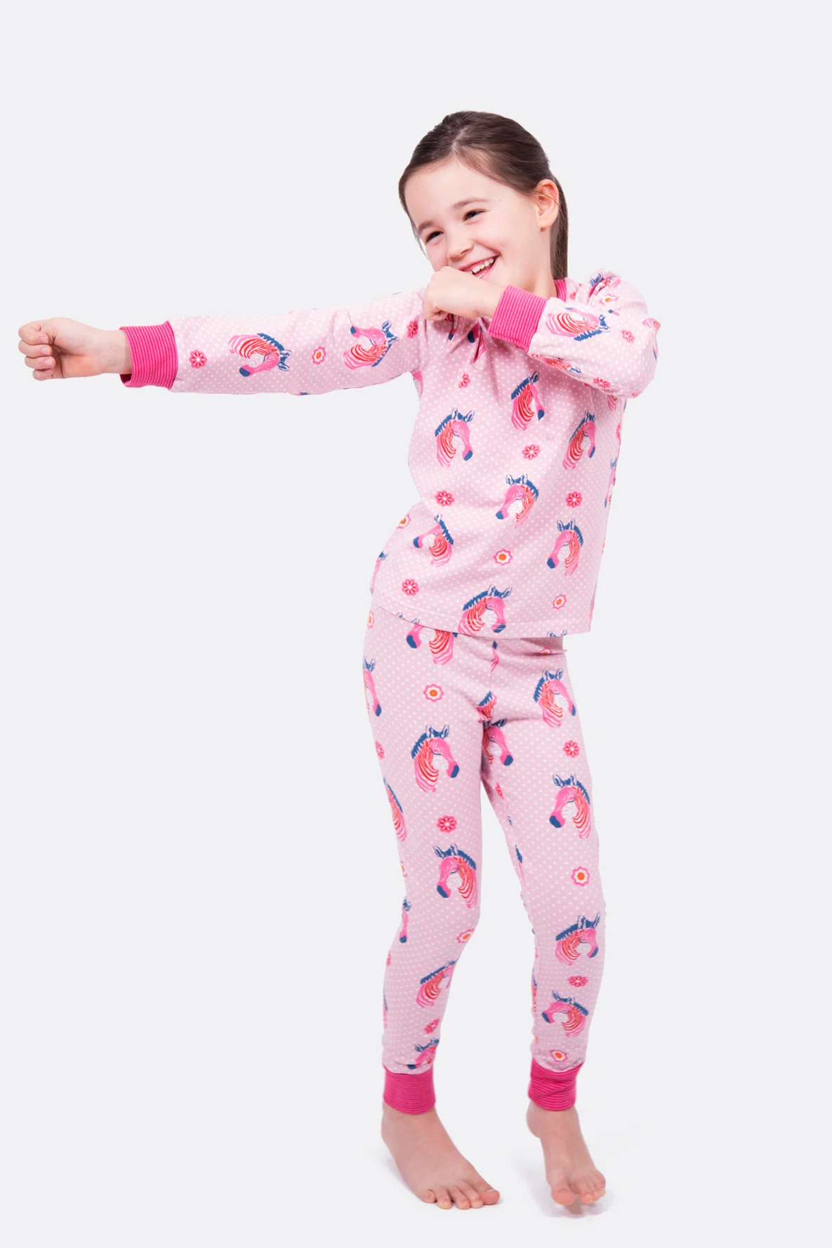 Schnittmuster Kinder Schlafanzug Jersey lang selber nähen