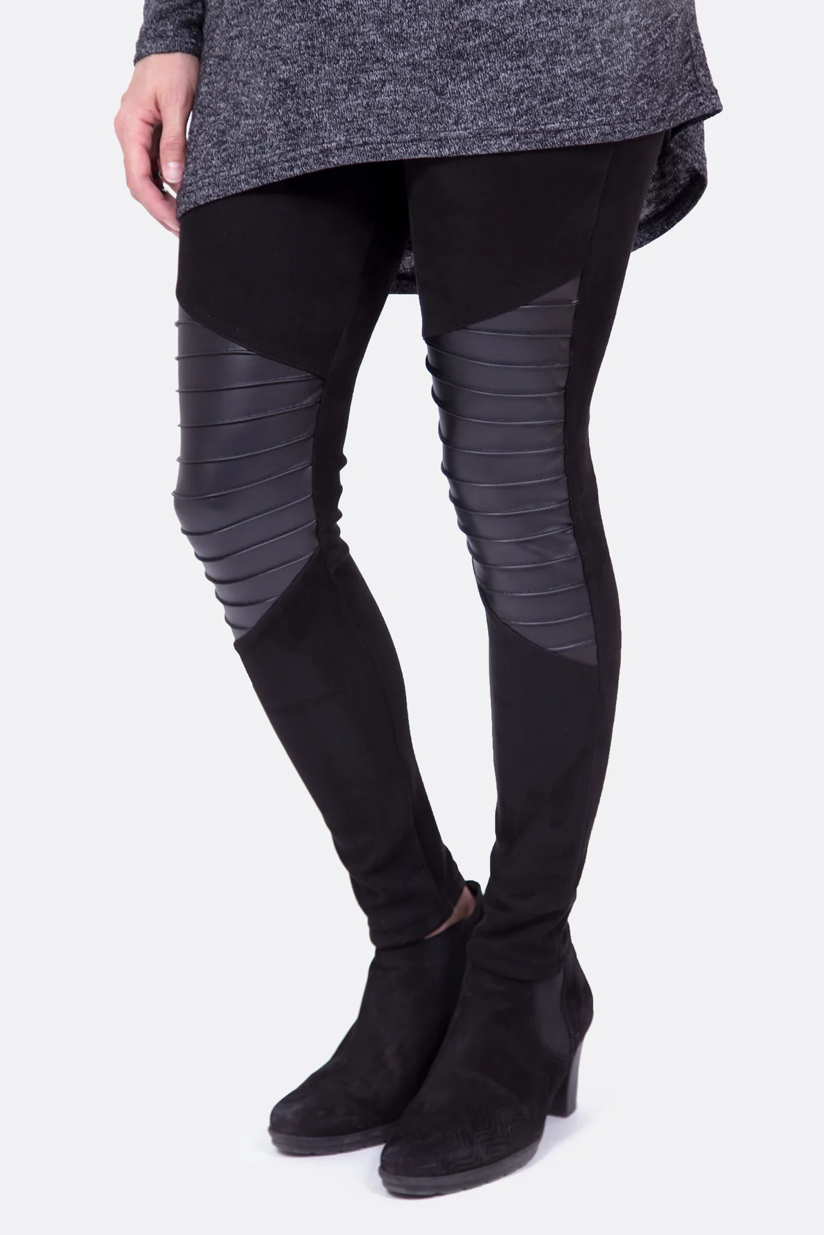 Schnittmuster Damen Bikerleggings mit Biesen zum Selbernähen