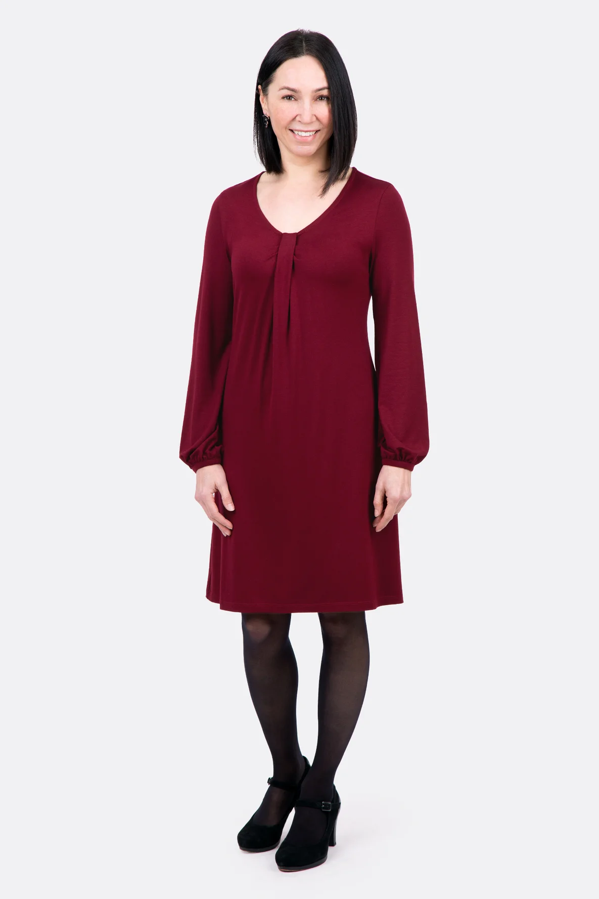 Jerseykleid A-Linie aus Viskosejersey nähen