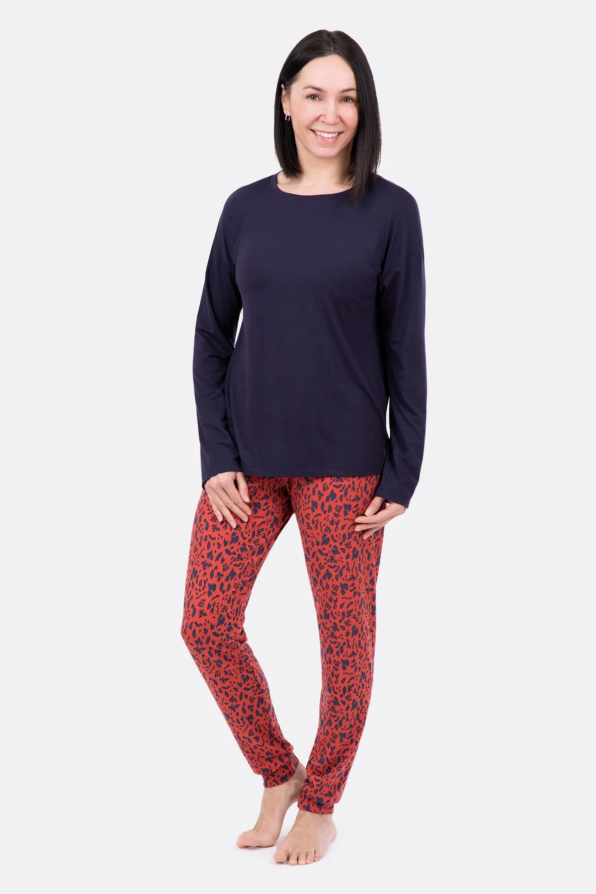 Schnittmuster Damen Pyjama Tencel Jersey DIY