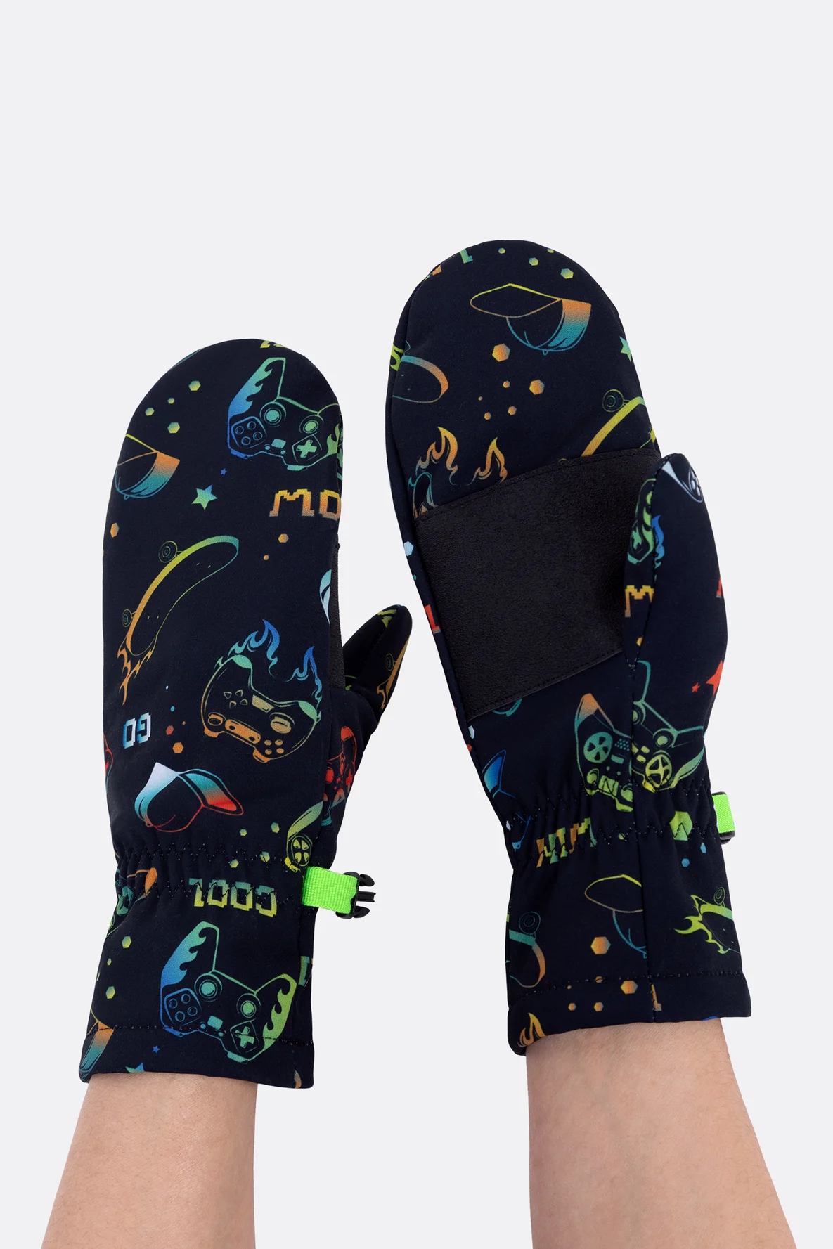 Kinder Handschuhe aus Softshell selber nähen mit gummizug