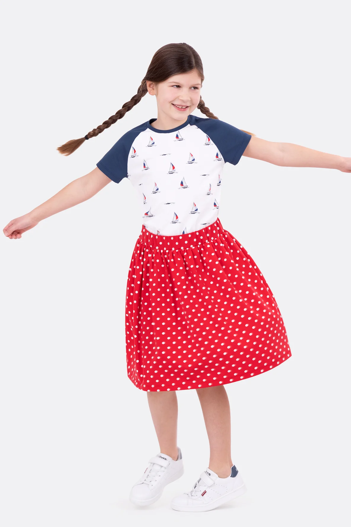 Schnittmuster Freebie Jerseyrock selber nähen