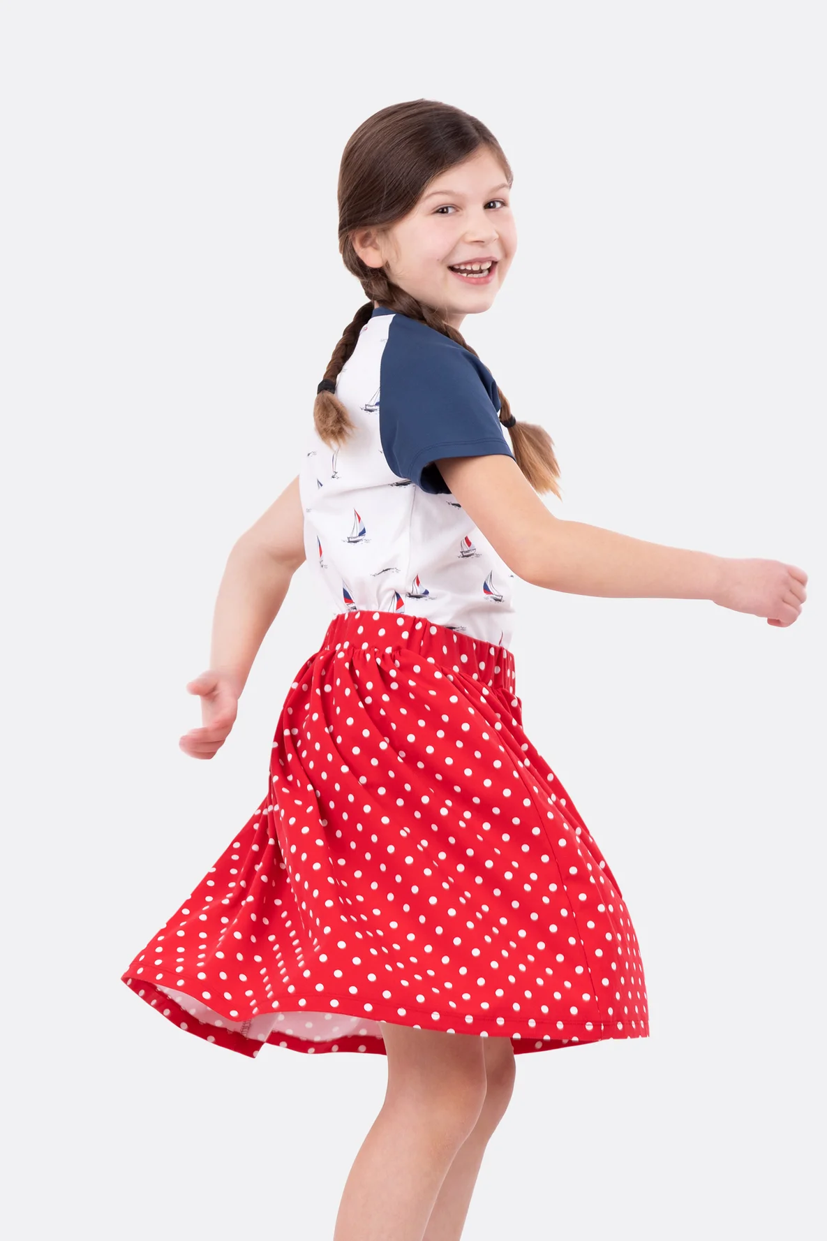 Schnittmuster Lisa Kinder Jerseyrock DIY