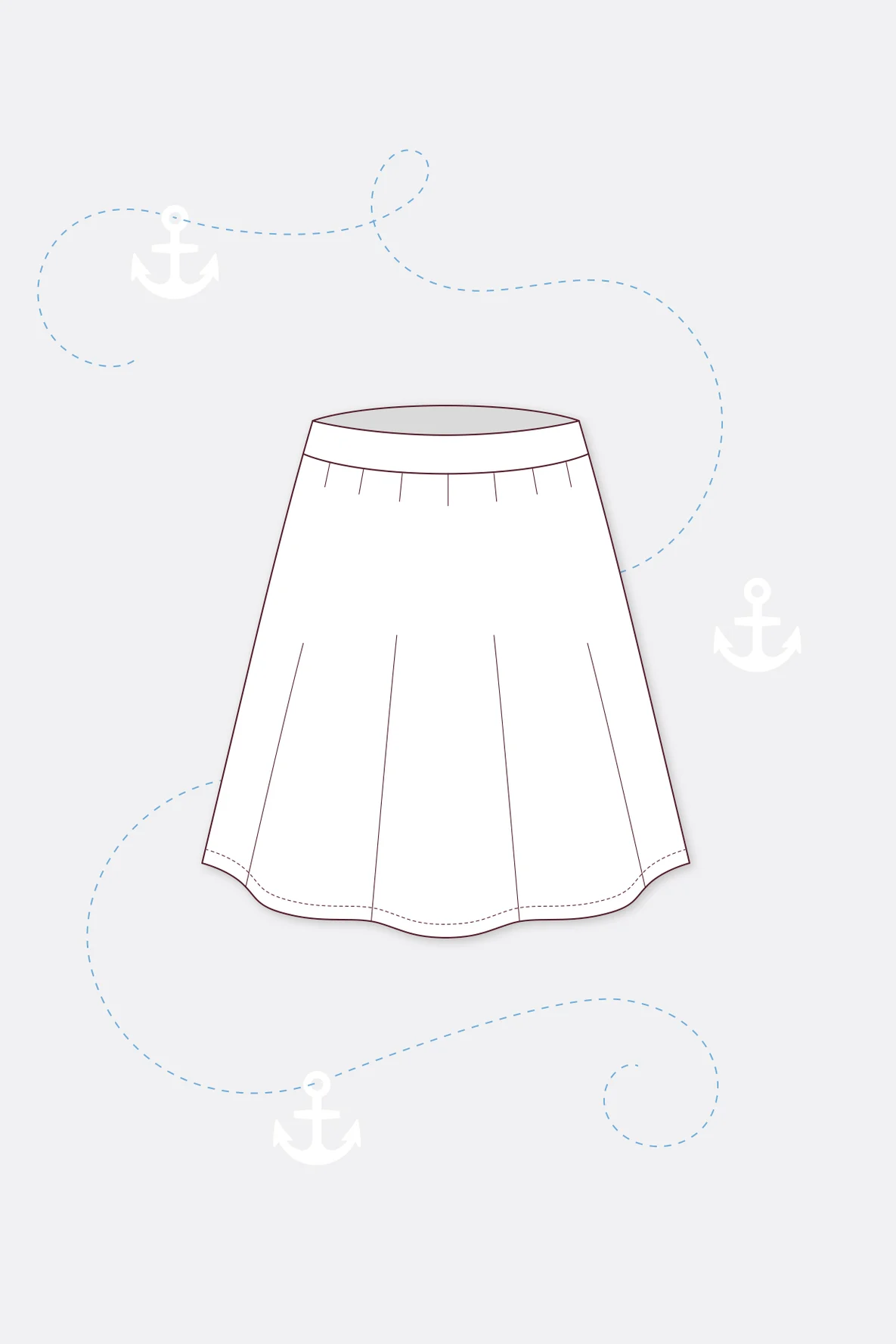 Schnittmuster Lisa Rock Freebie Frauen Kinder DIY