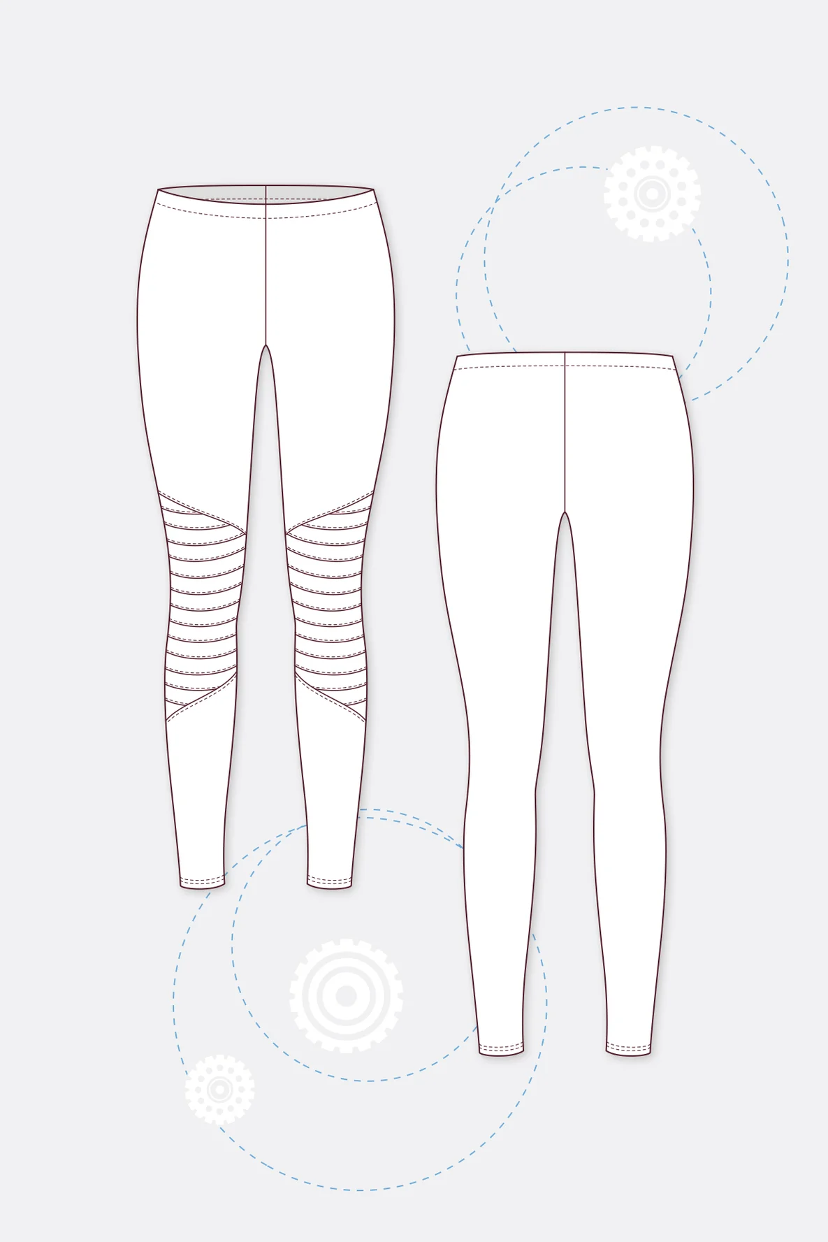 Schnittmuster Tara Bikerleggings selber nähen