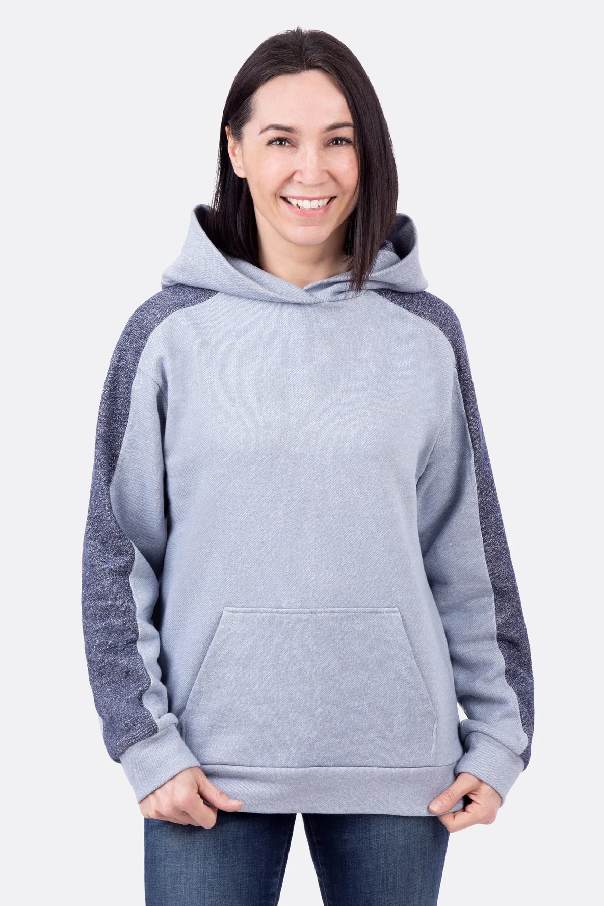 Colourblock Hoodie Schnittmuster Damen