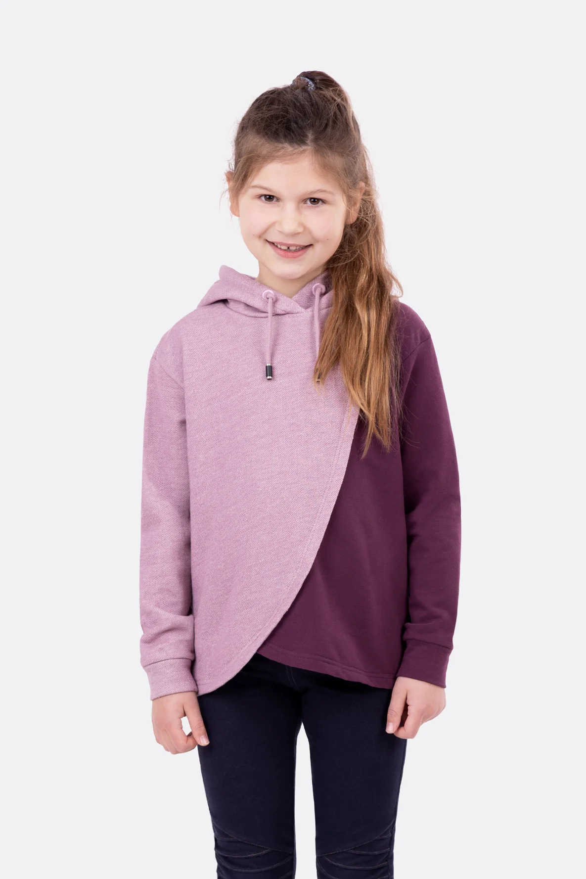 Schnittmuster Kinder Wickelshirt in Wickeloptik nähen