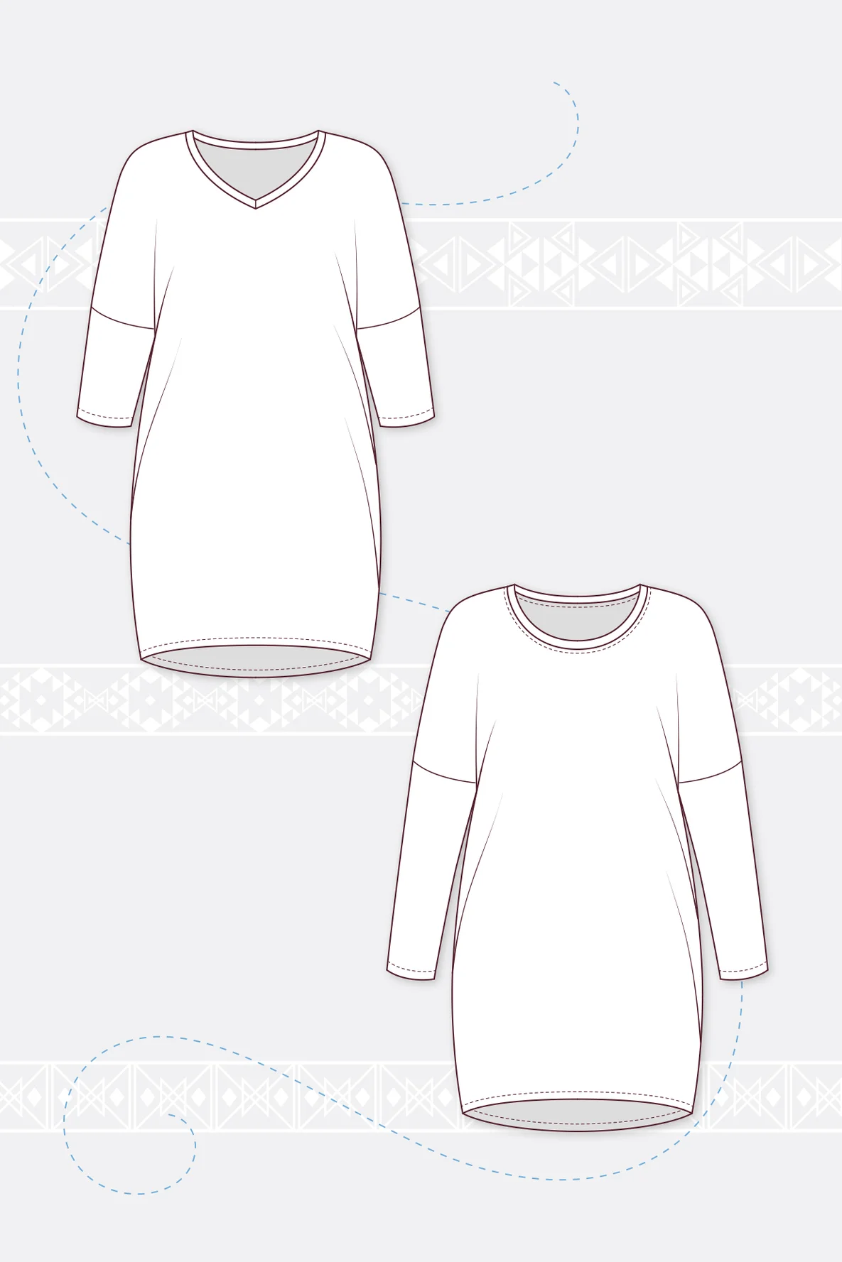 Schnittmuster Sophie Oversize Shirt Nähanleitung