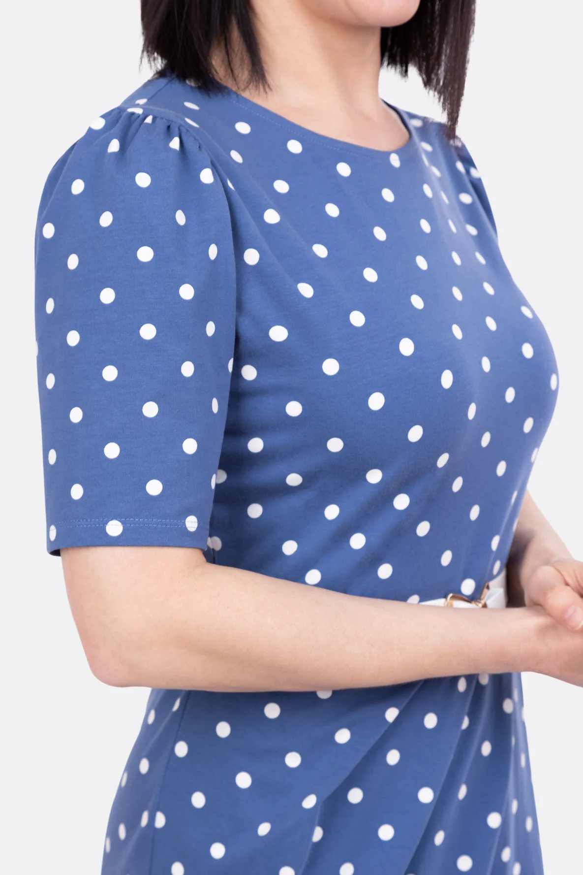 Jerseykleid mit Puffärmeln DIY-Anleitung zum Selbernähen