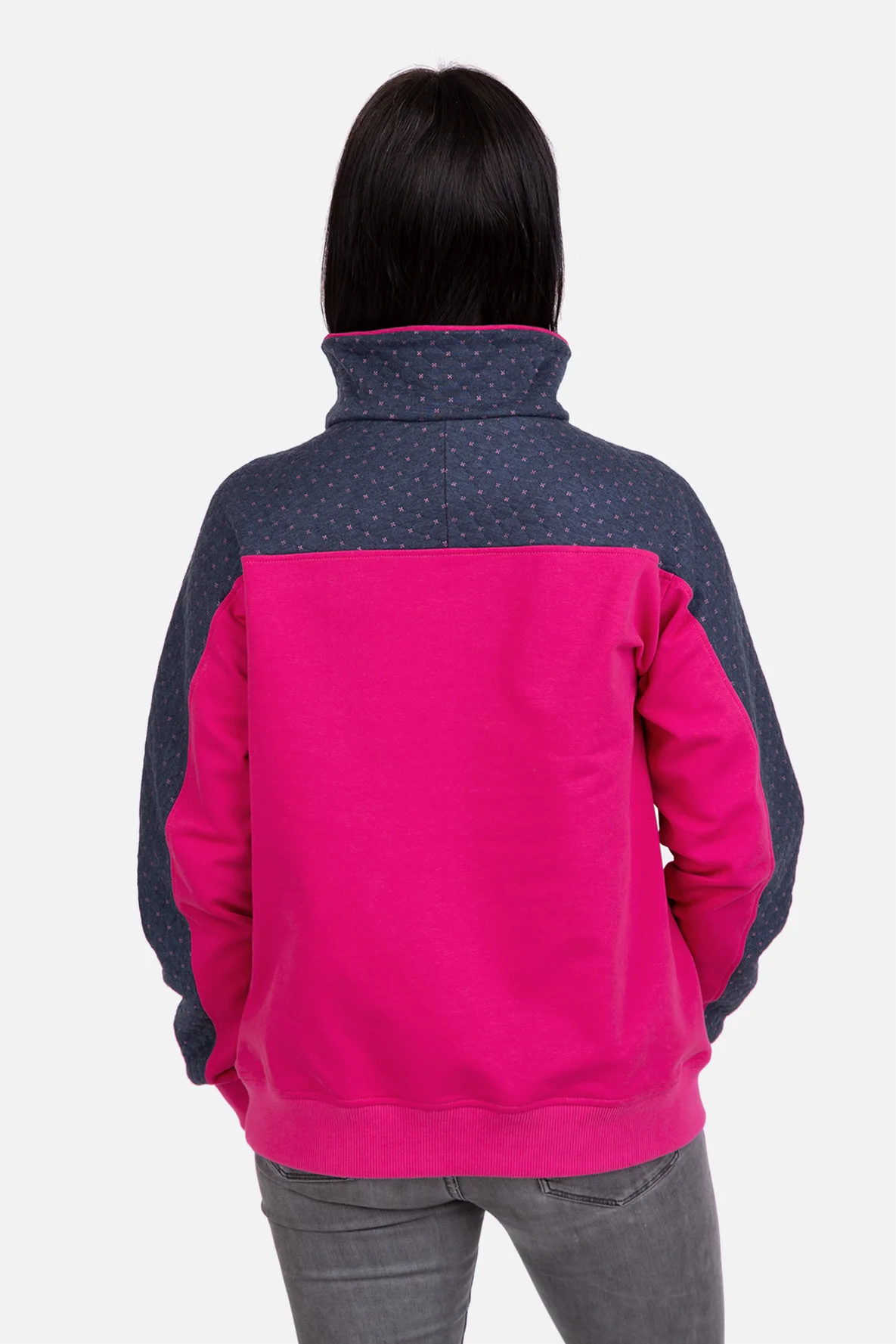 Sweatshirt Wickelkragen Schnittmuster kostenlos