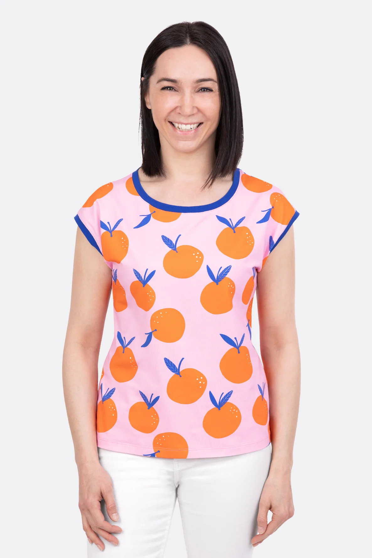 Damen-Schnittmuster Kurzarm T-Shirt nähen