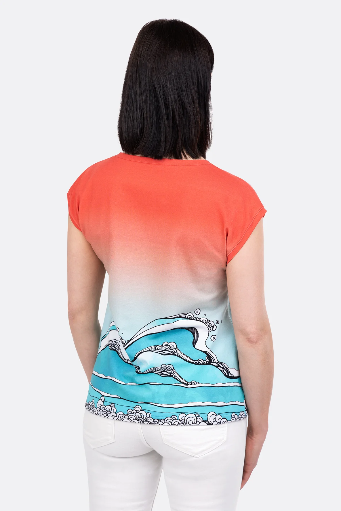 Sommershirt für Damen aus Jersey selber nähen