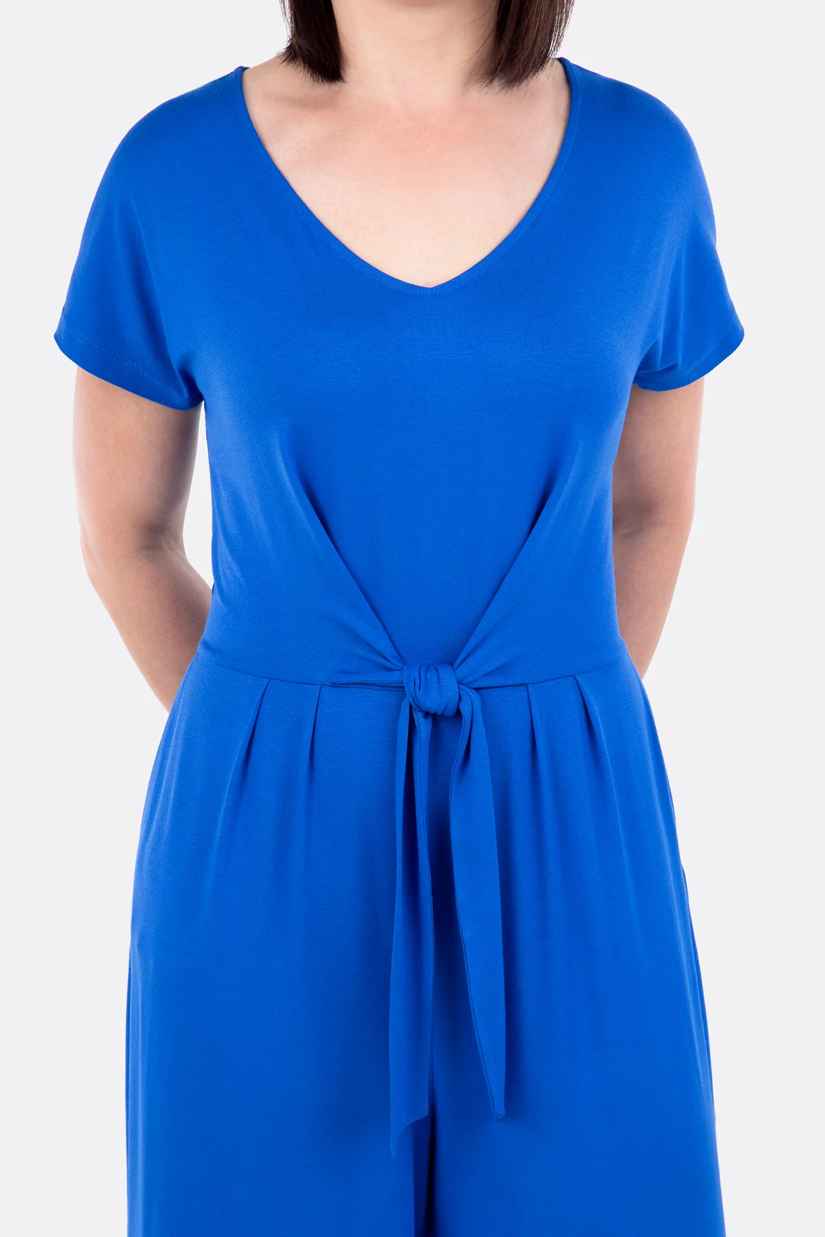 Schnittmuster Jumpsuit Drapierung V-Ausschnitt