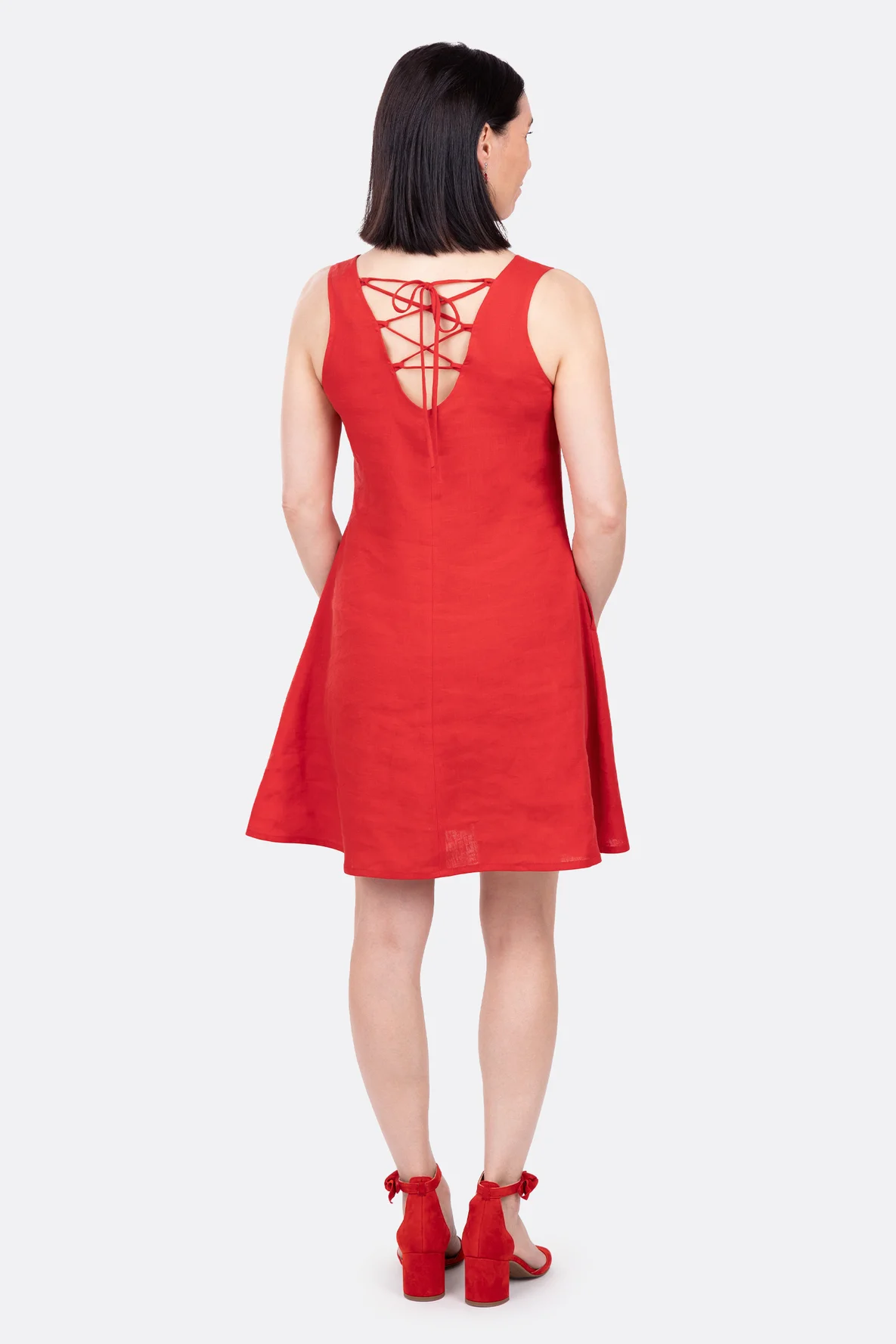 Leinenkleid selber nähen mit Schnittmuster Videoanleitung