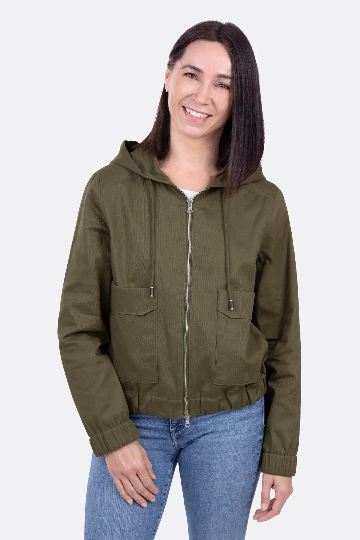 Schnittmuster für Anorakjacke mit Cargostil für Übergang selber nähen