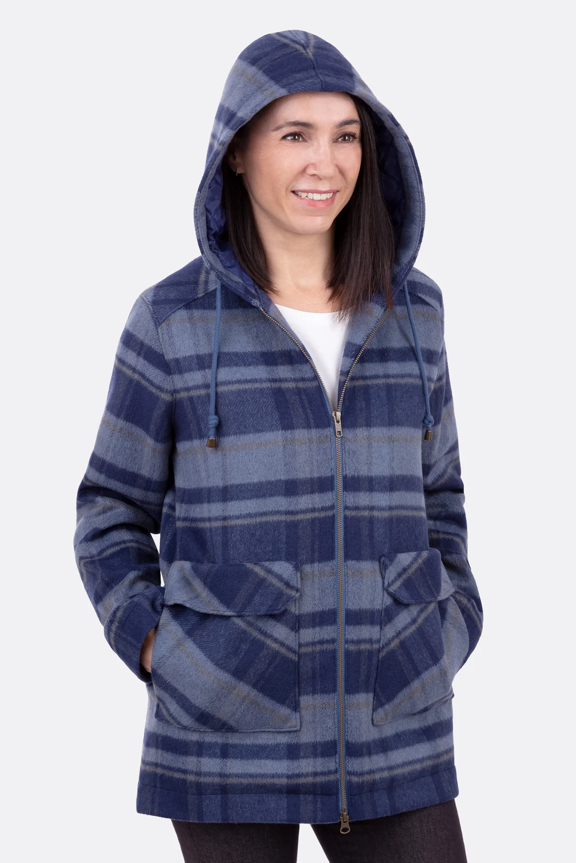 Übergangsjacke Schnittmuster für Damen Taschen Reißverschluss