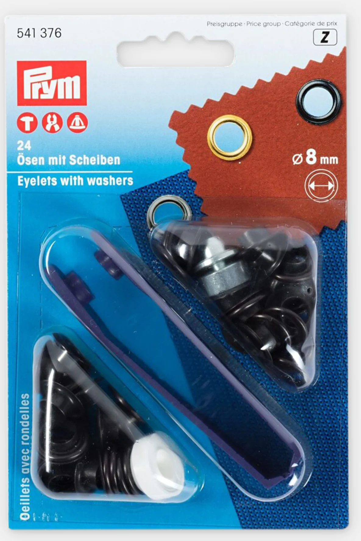Ösen Zum Aufnähen, SnapPap, 8mm, 4 Stück – Kup Produktbild-Vorschau 4
