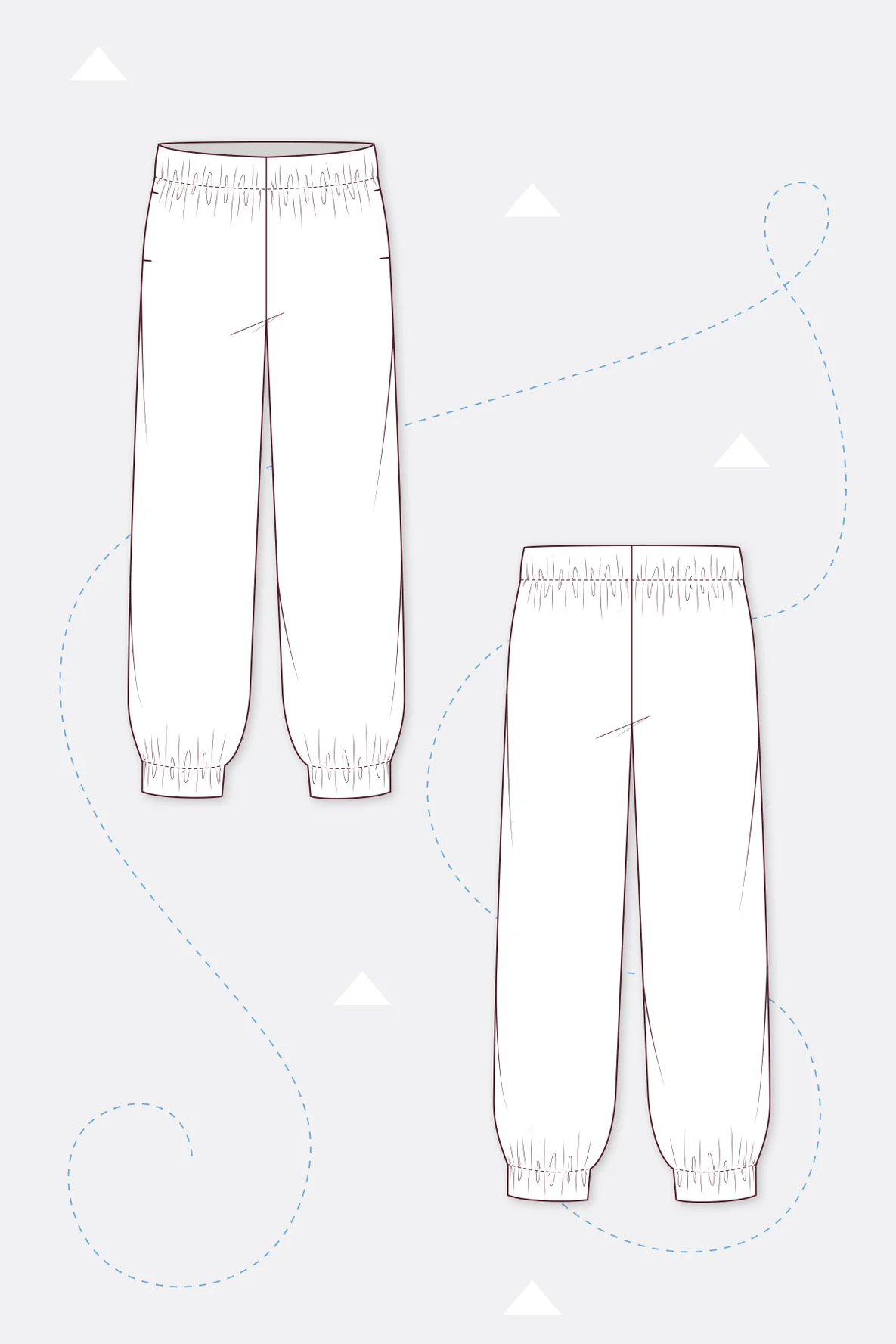 Schnittmuster Damen Jogginghose oversized selber nähen