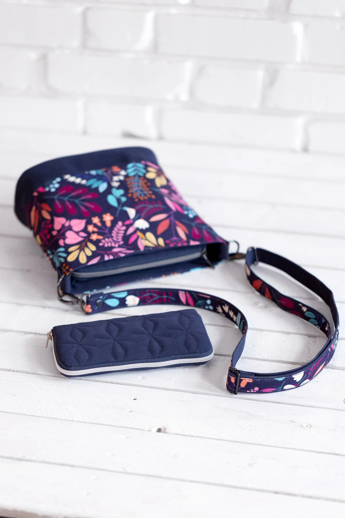 Schnittmuster Handtasche mit passender Geldbörse als Set nähen