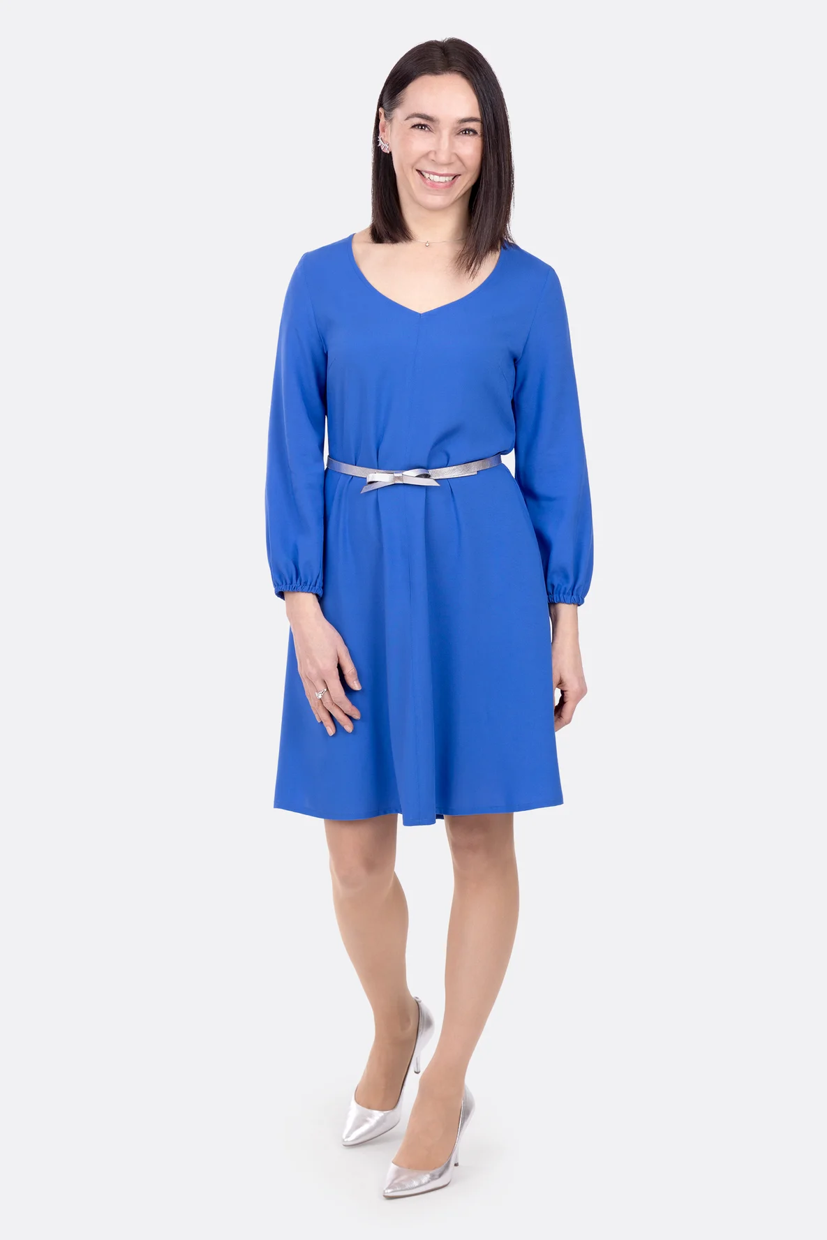 Damen-Schnittmuster A-Linien-kleid selber nähen aus Viskose