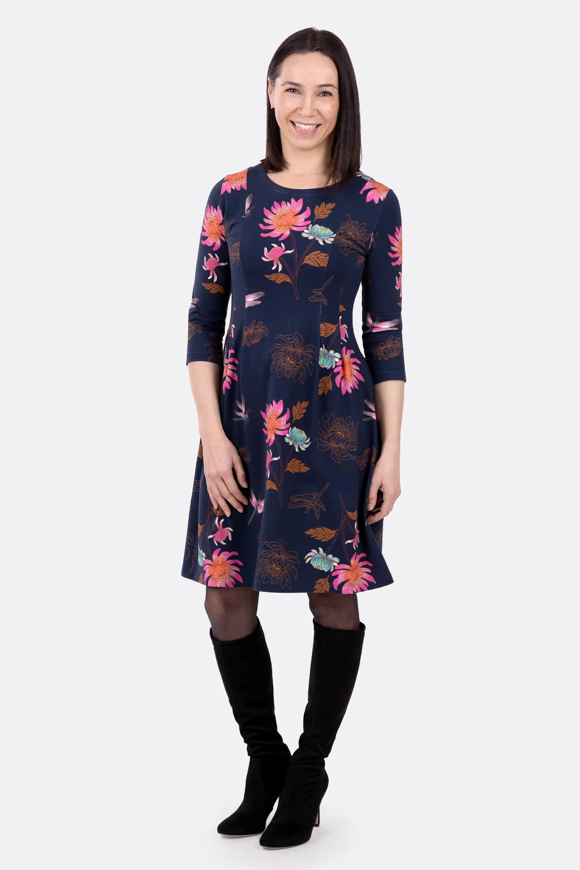 Festliches Damenkleid selbernähen