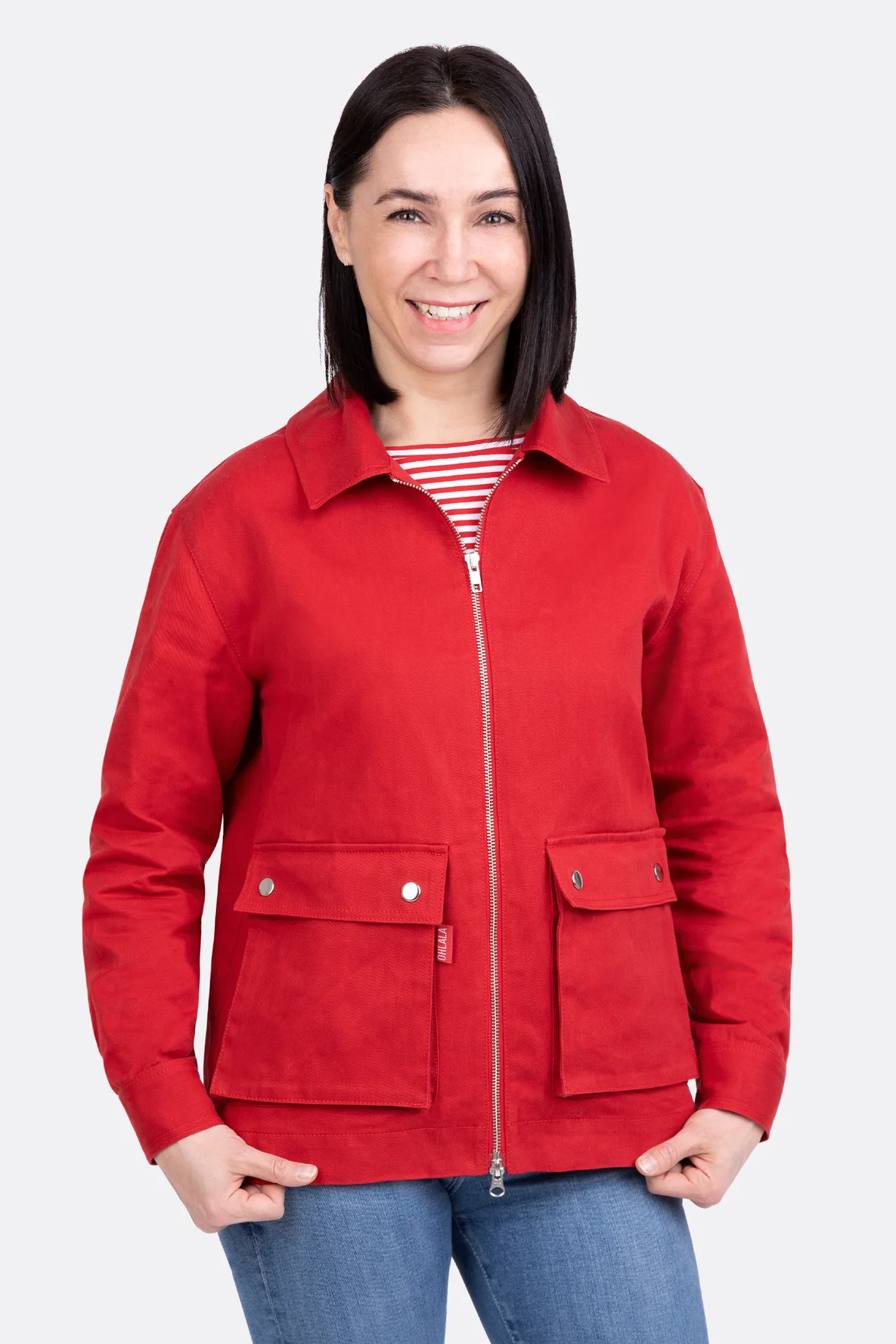 Blasebalgtasche Freebie für Jacke mit Nähanleitung