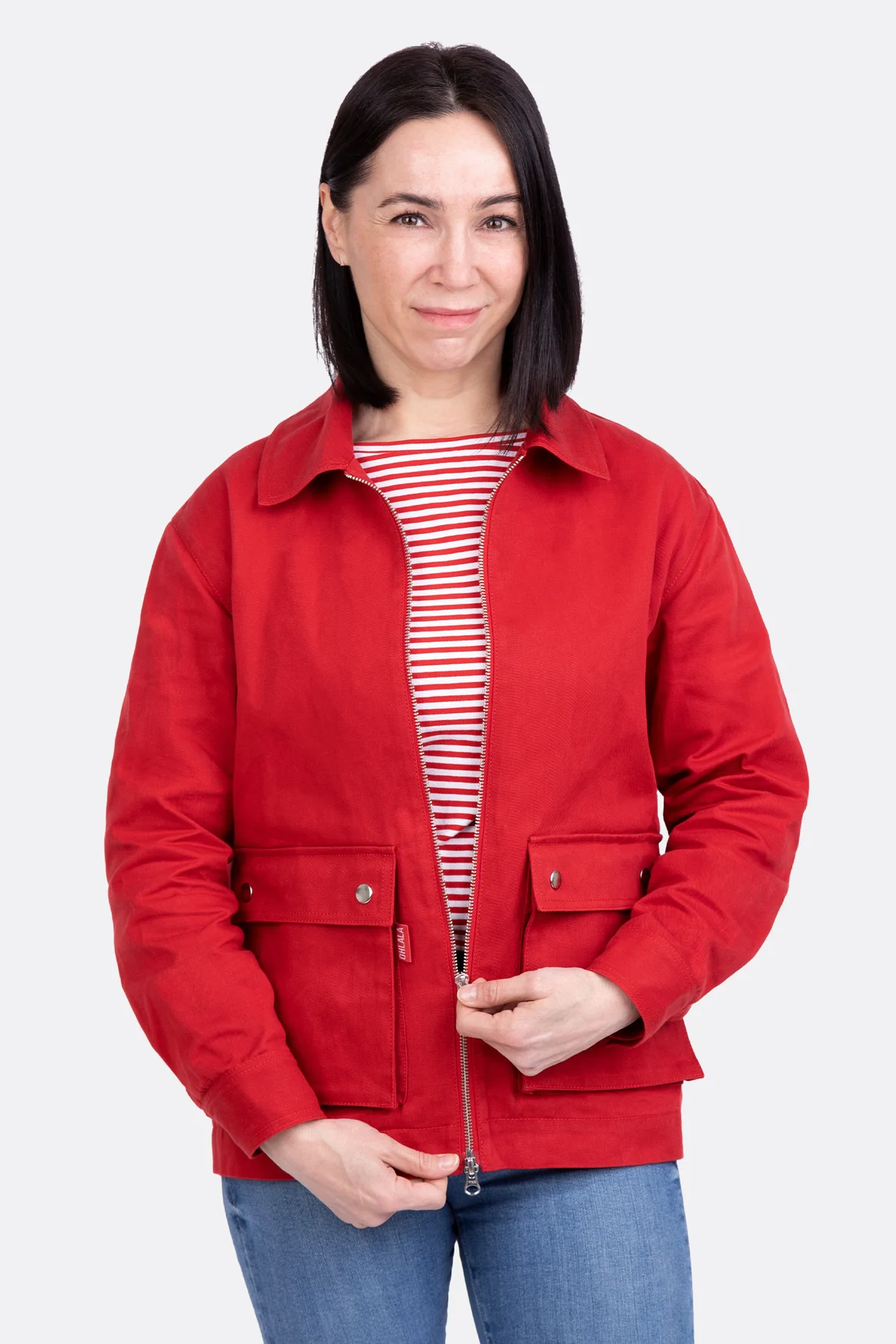 Schnittmuster Cargojacke mit Taschen nähen