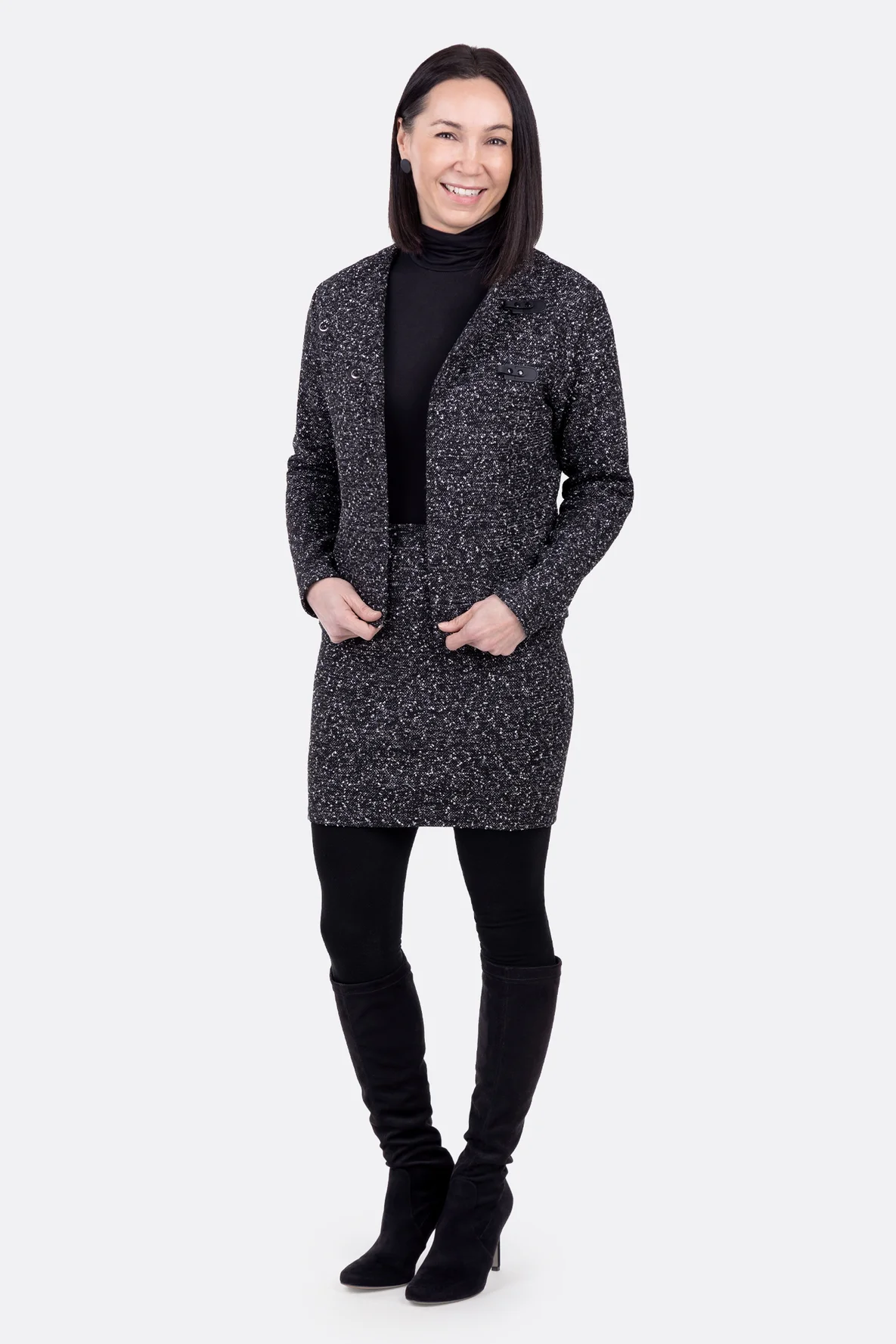 Schnittmuster Damenjacke elegant selber nähen
