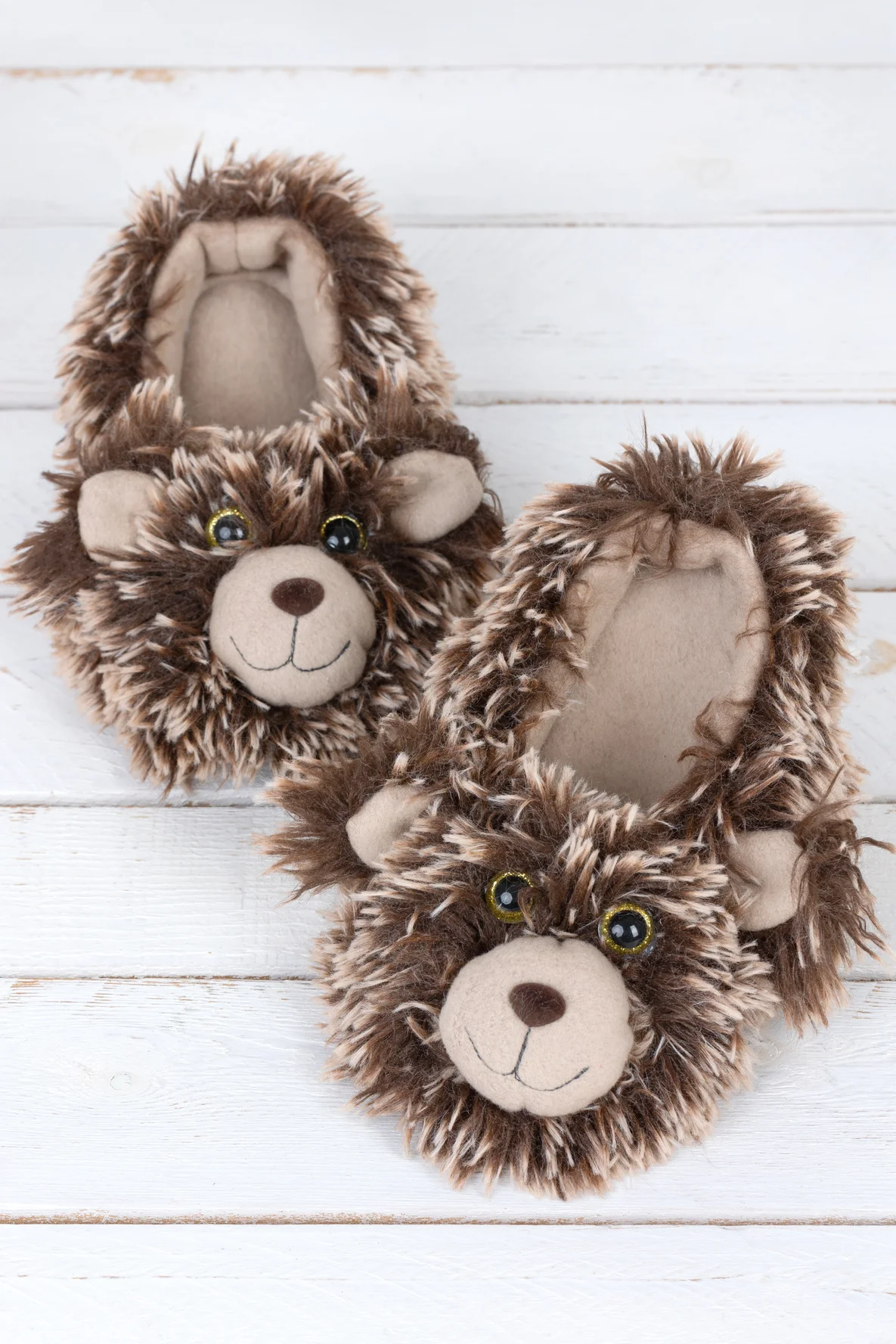 Schnittmuster Hausschuhe mit Teddy nähen