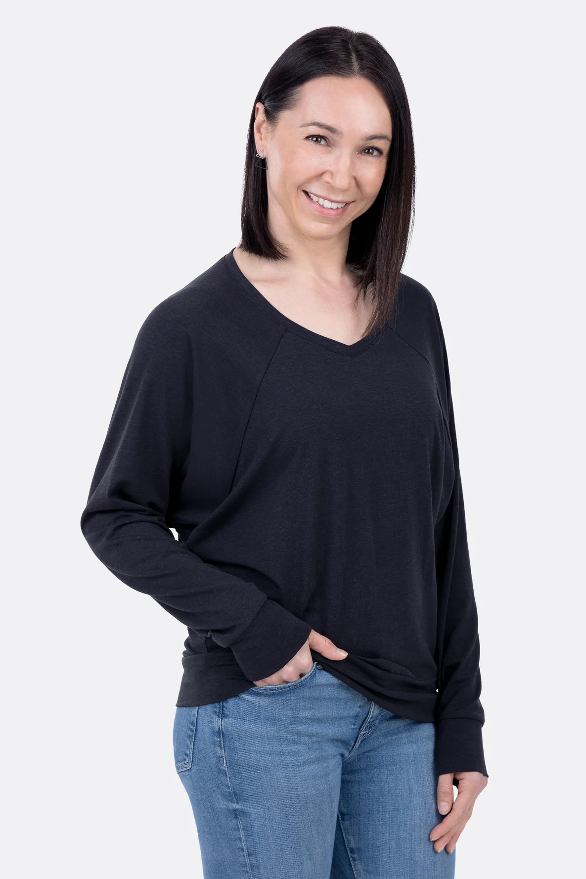 Damenshirt selbernähen einfach mit Schnittmuster