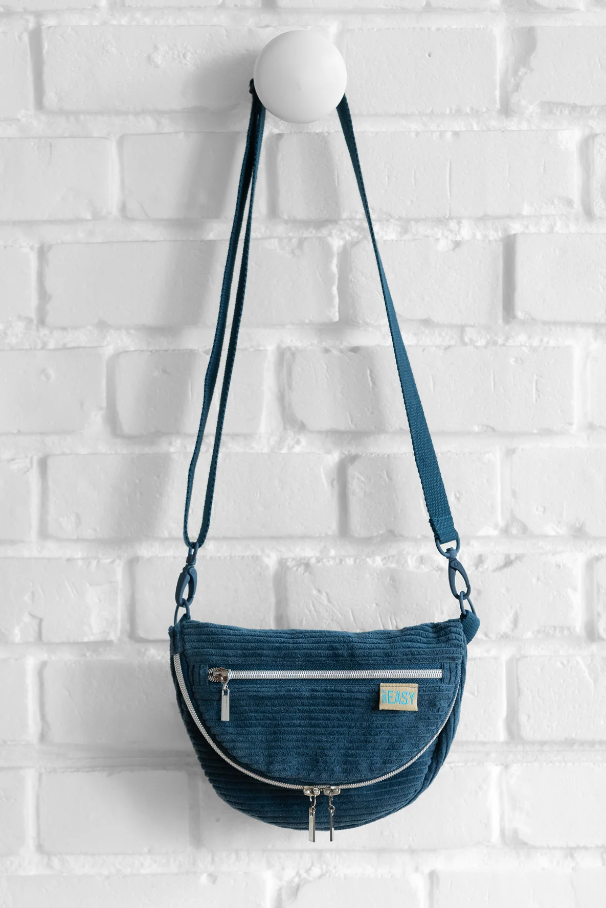 Taschen-Schnittmuster Little Hazel Cord Blau nähen