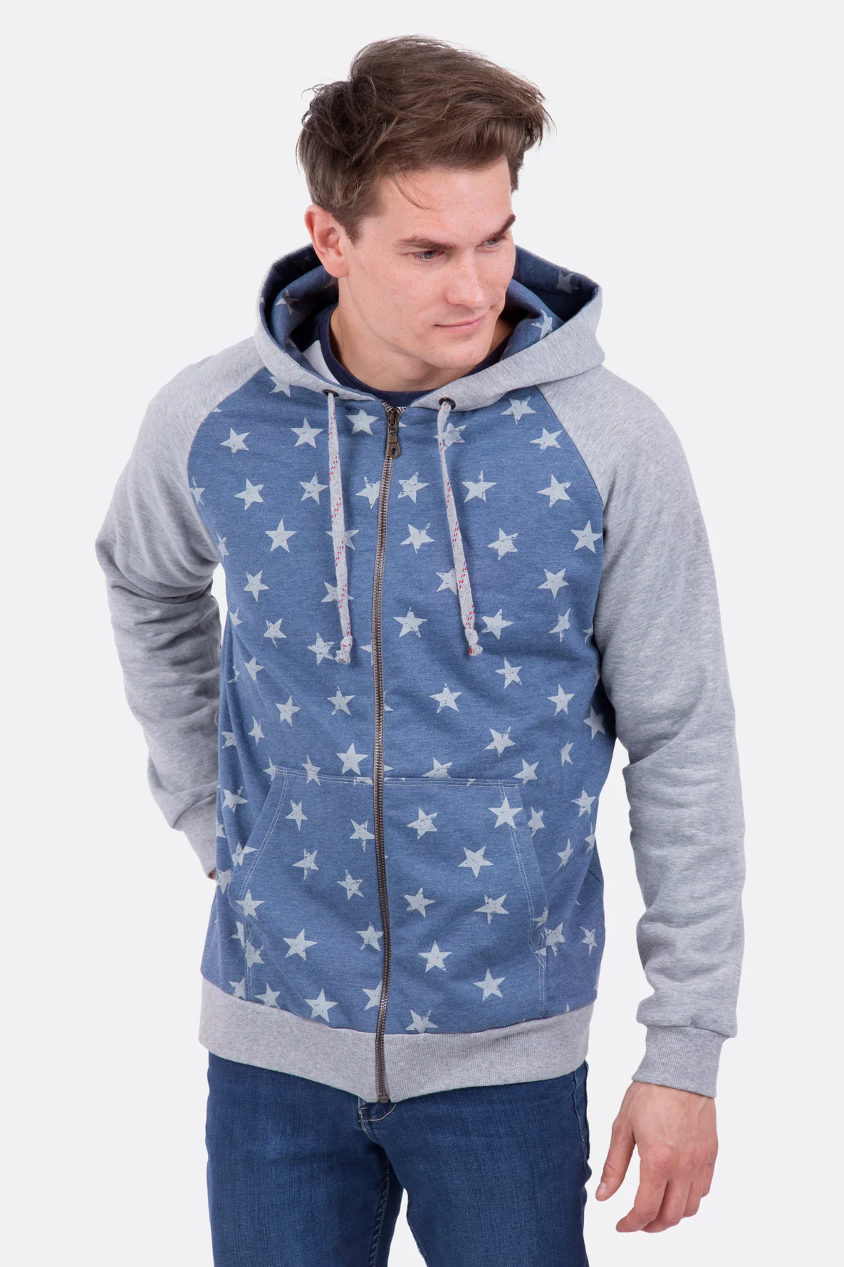 Raglanärmel Kapuzenjacke selber nähen