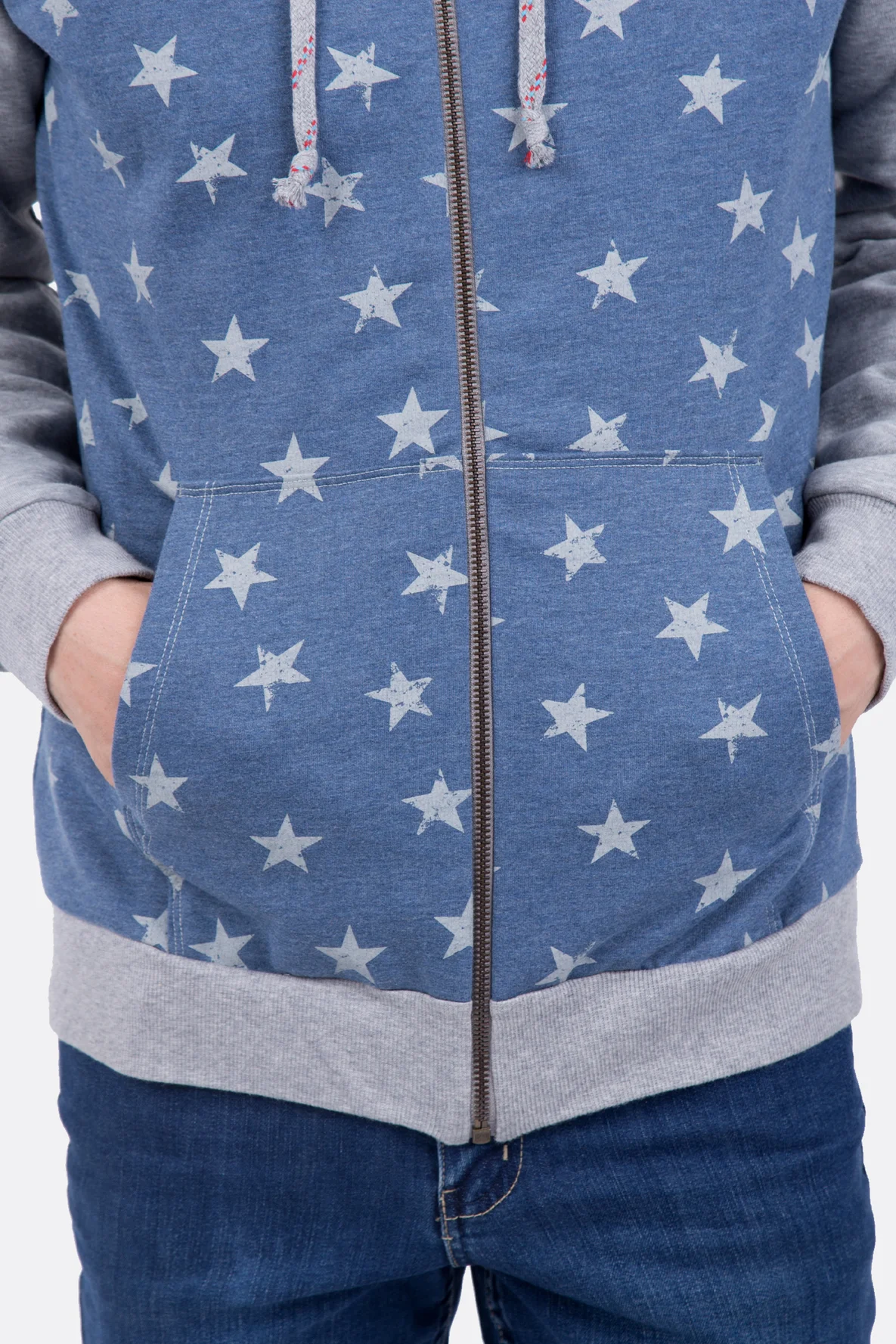 Kängurutasche Kapuzenjacke nähen