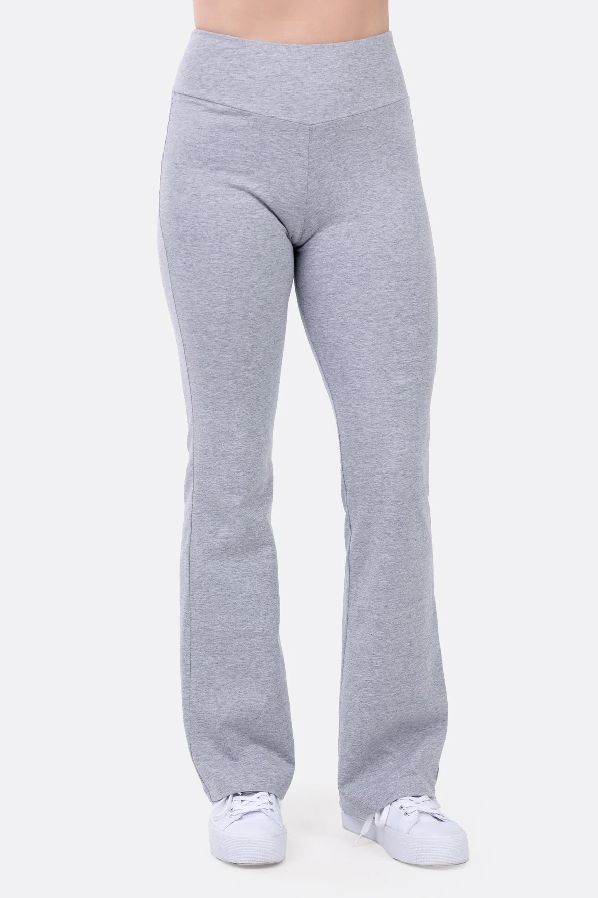 Flared Leggings Lana mit durchgehendem Bund