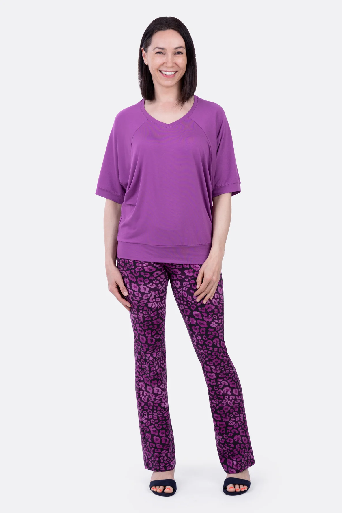 Schnittmuster Damenleggings Shirt Jersey nähen